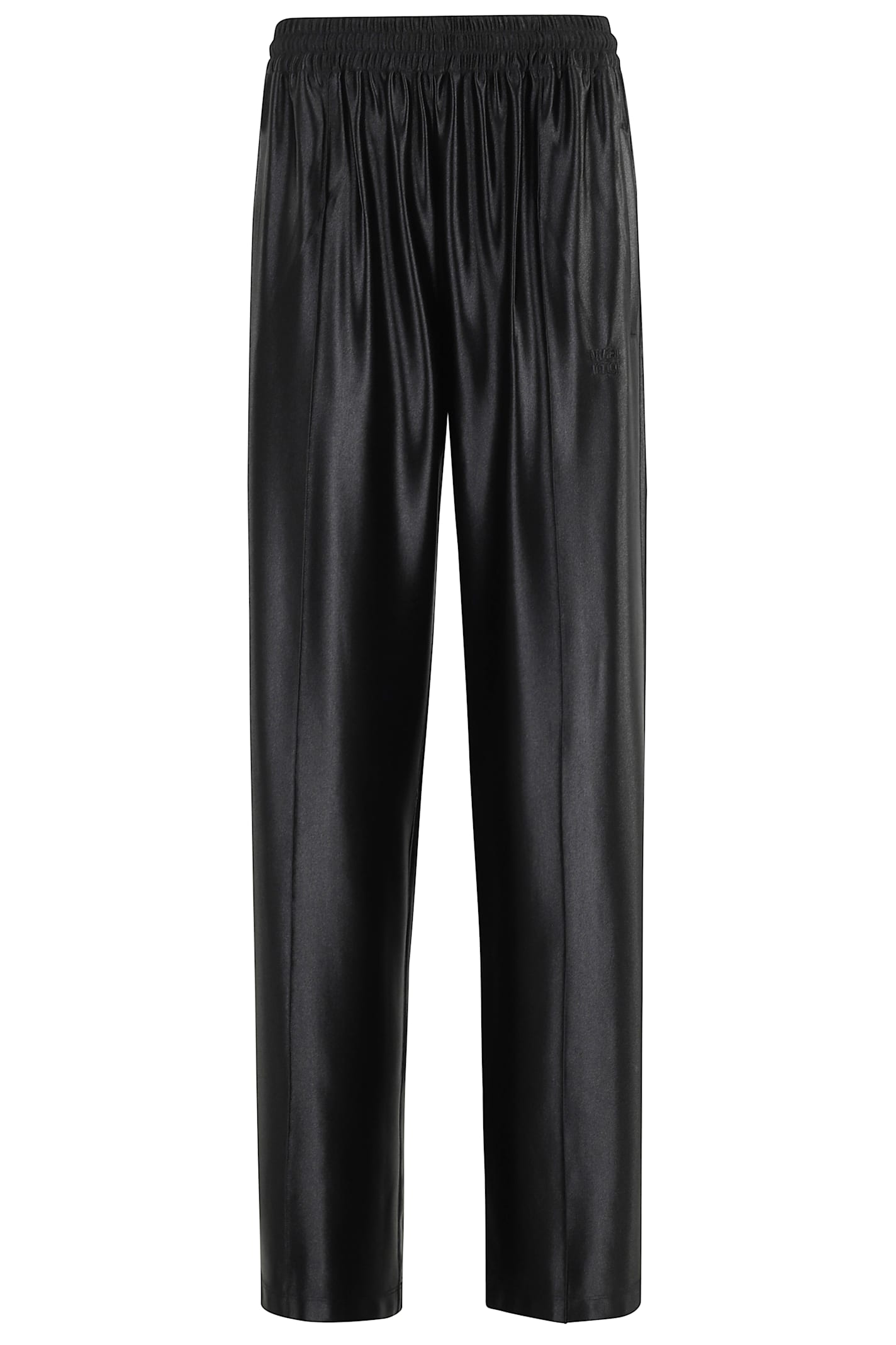 Alexander Wang T T By Alexander Wang Relaxed Track Pants With Drawstring Waist In Black