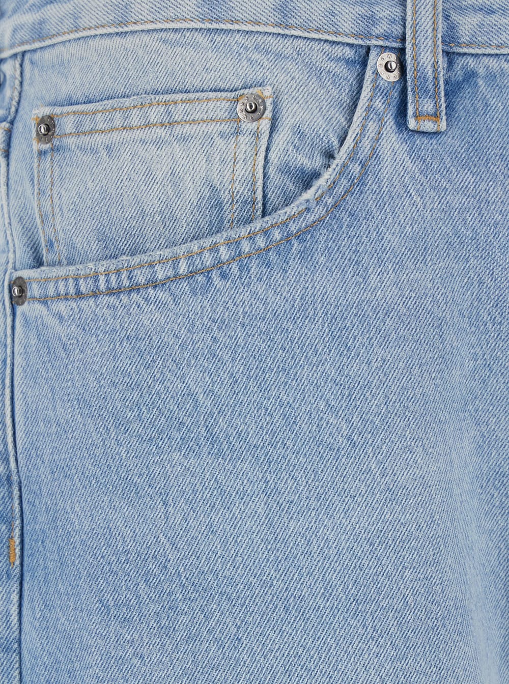 Sunflower Light-blue Five Pocket Jeans With Logo Patch On The Back In Blue
