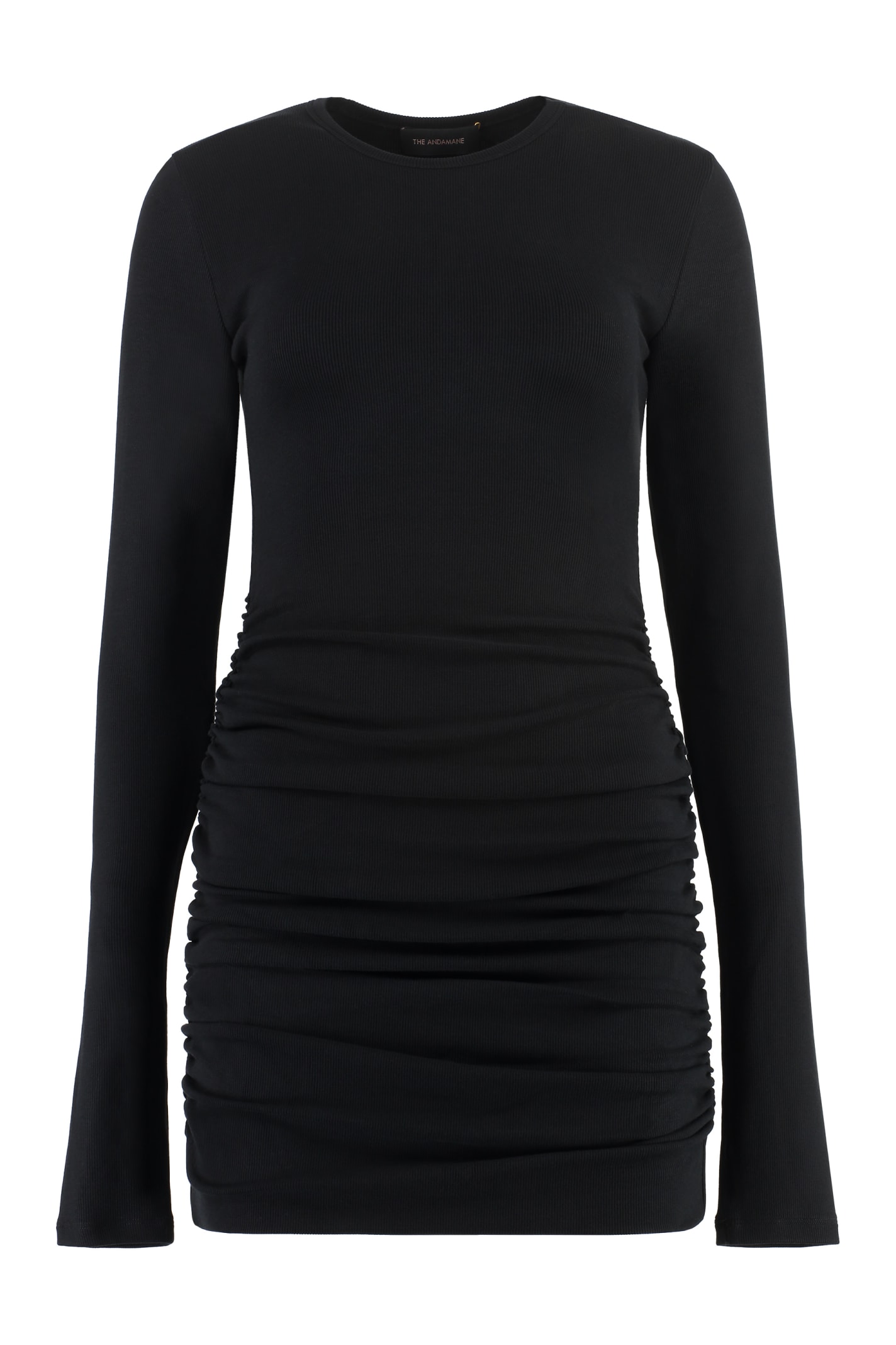 Shop The Andamane Viscose Dress In Black