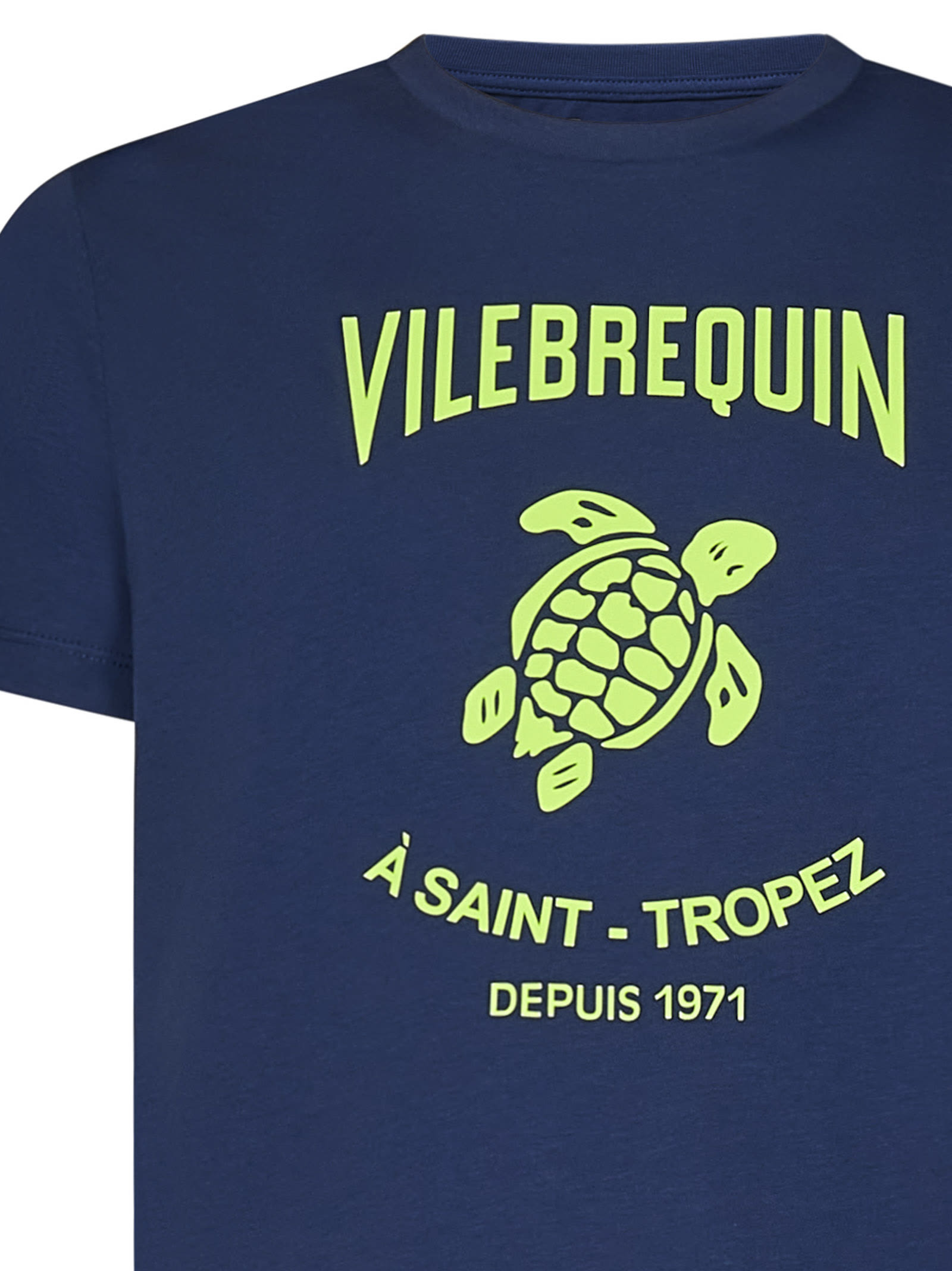 Shop Vilebrequin T-shirt In Blue