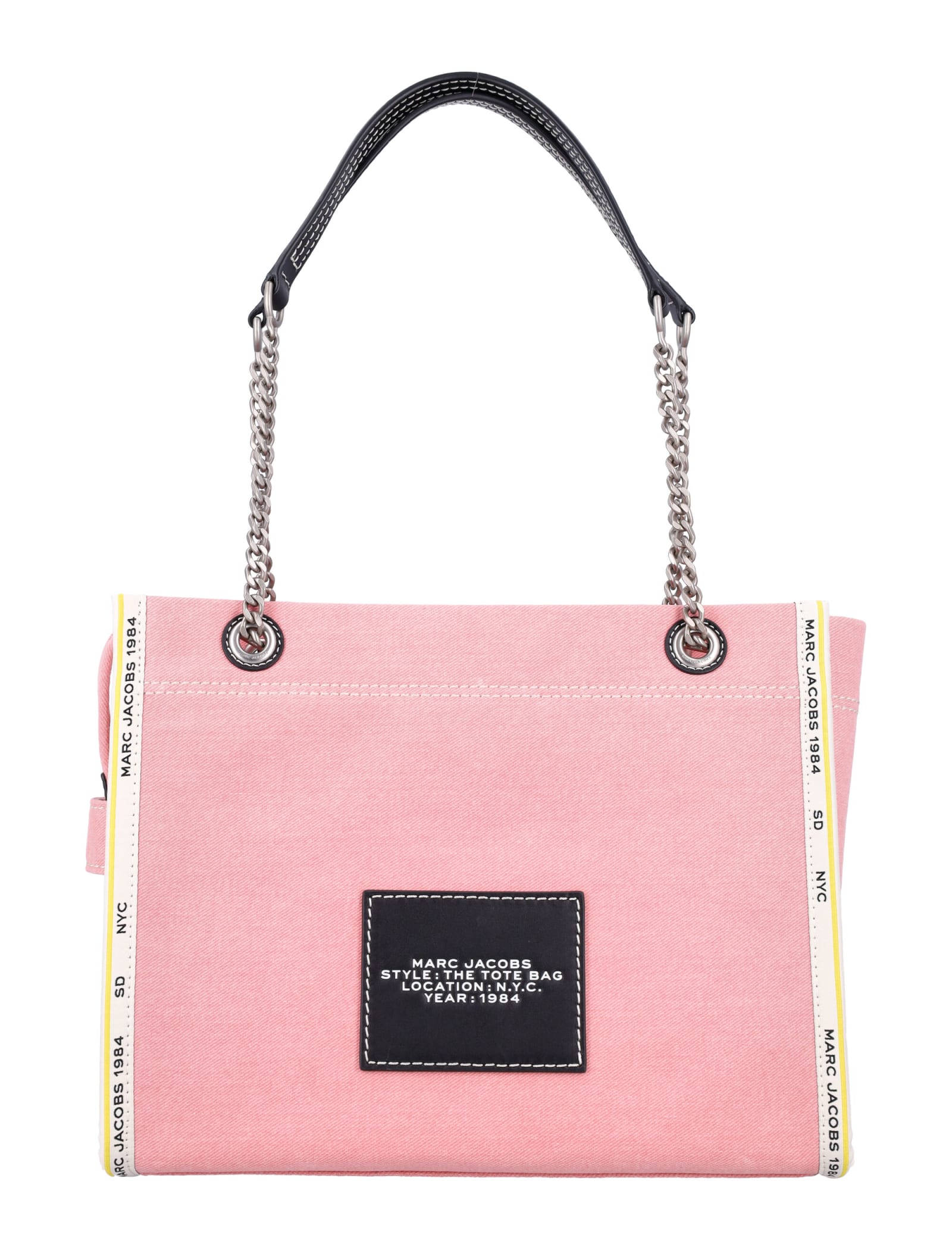 Shop Marc Jacobs The Medium Tote Bag In Ribbon Rose