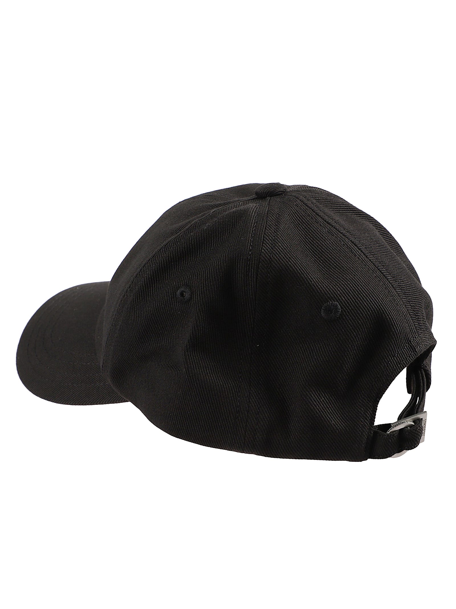 Jacquemus Gadjo Logo-embellished Cotton-twill Baseball Cap In Black
