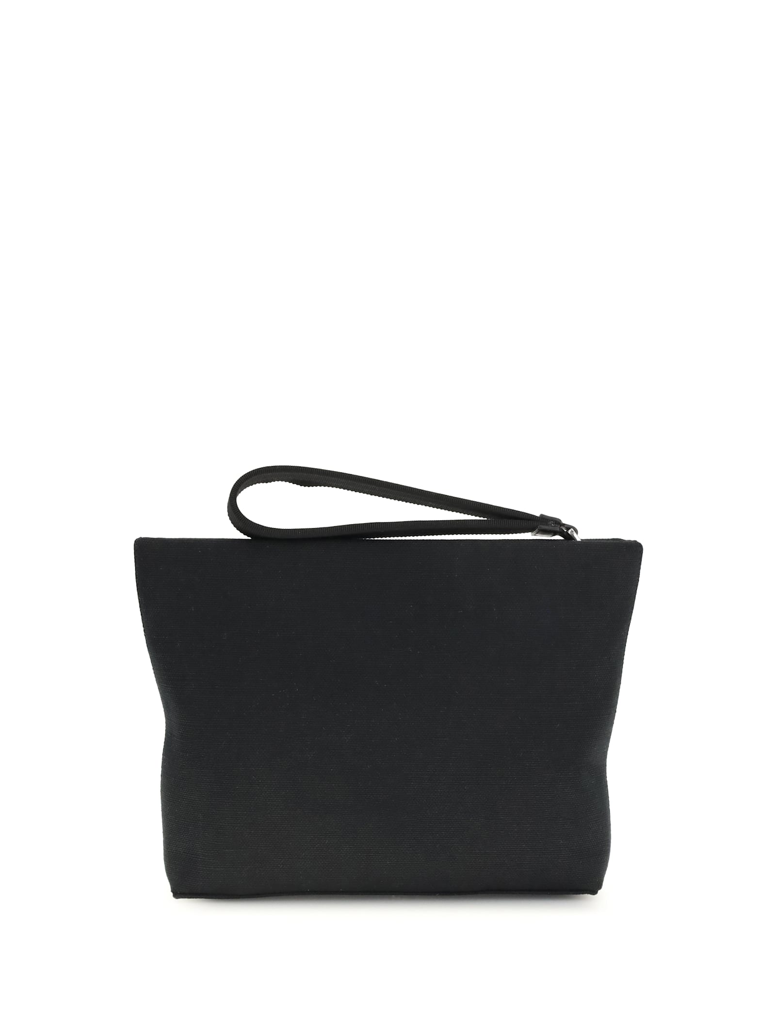 Givenchy Canvas Pouch Bag In Black