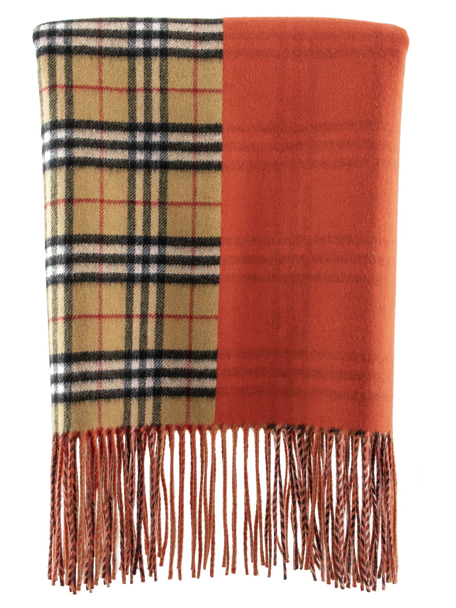 burberry scarf orange