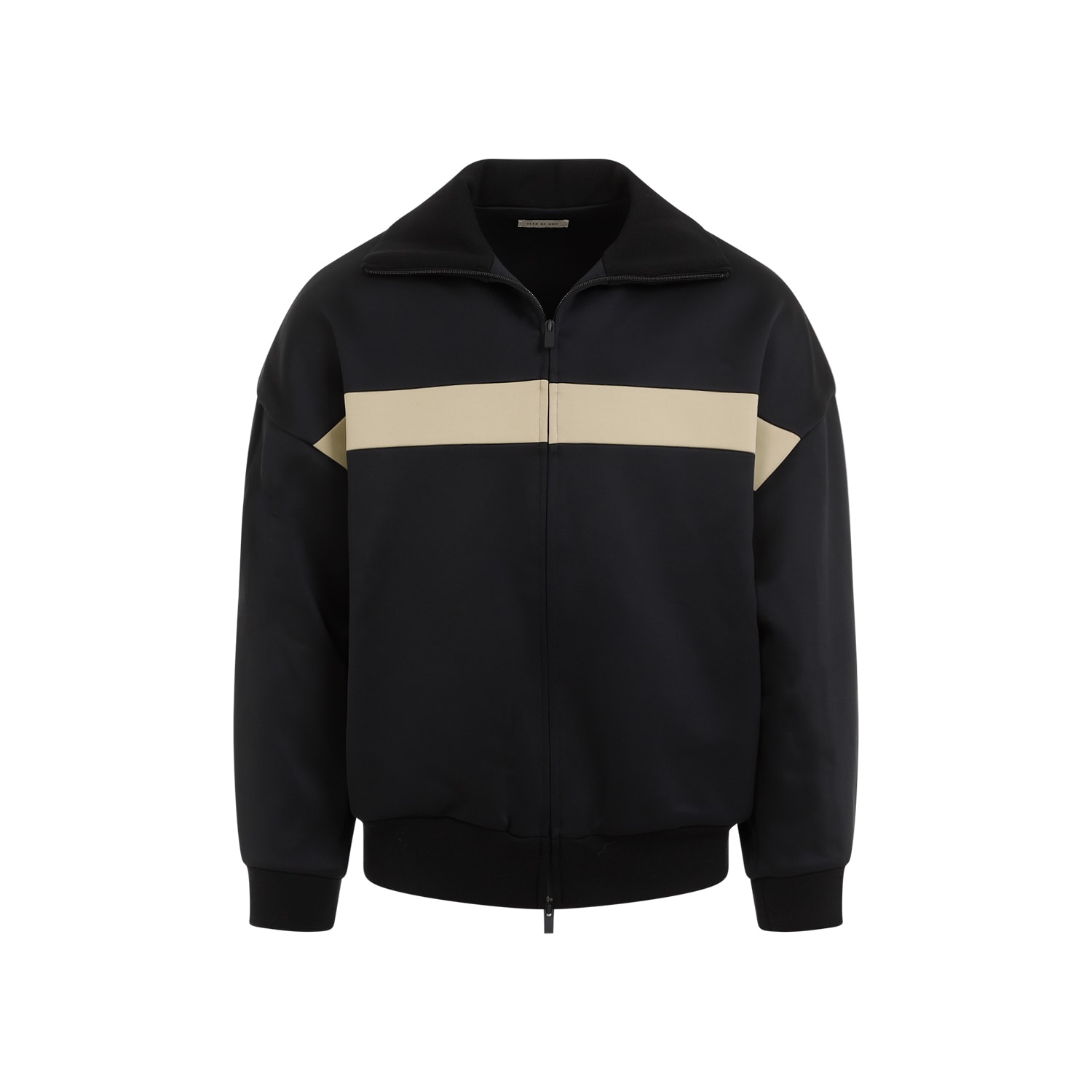 Shop Fear Of God Stripe Track Jacket In Black