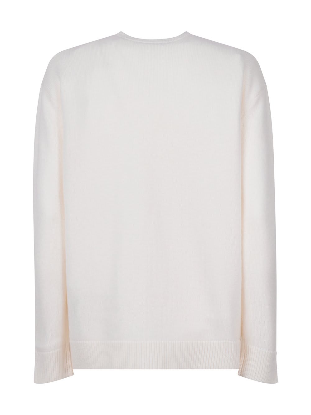 Shop Max Mara Plata Crewneck Jumper In White