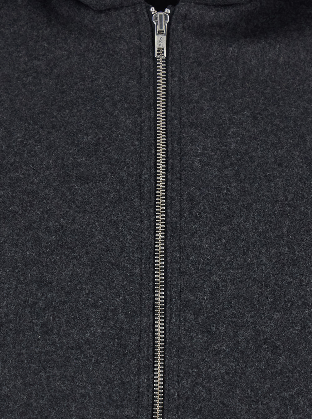 Mauro Grifoni Grey Jacket With Fixed Hood And Zip-up Fastening In Wool Blend Woman In Black