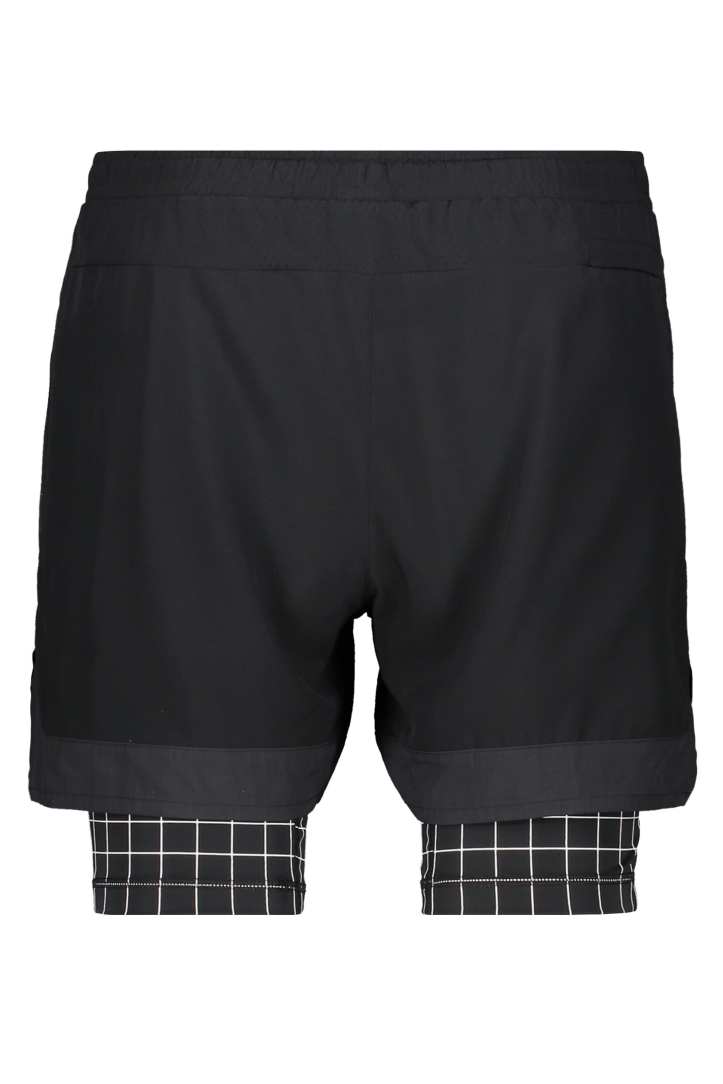 Shop Off-white Nike X Off White Nylon Bermuda Shorts In Black