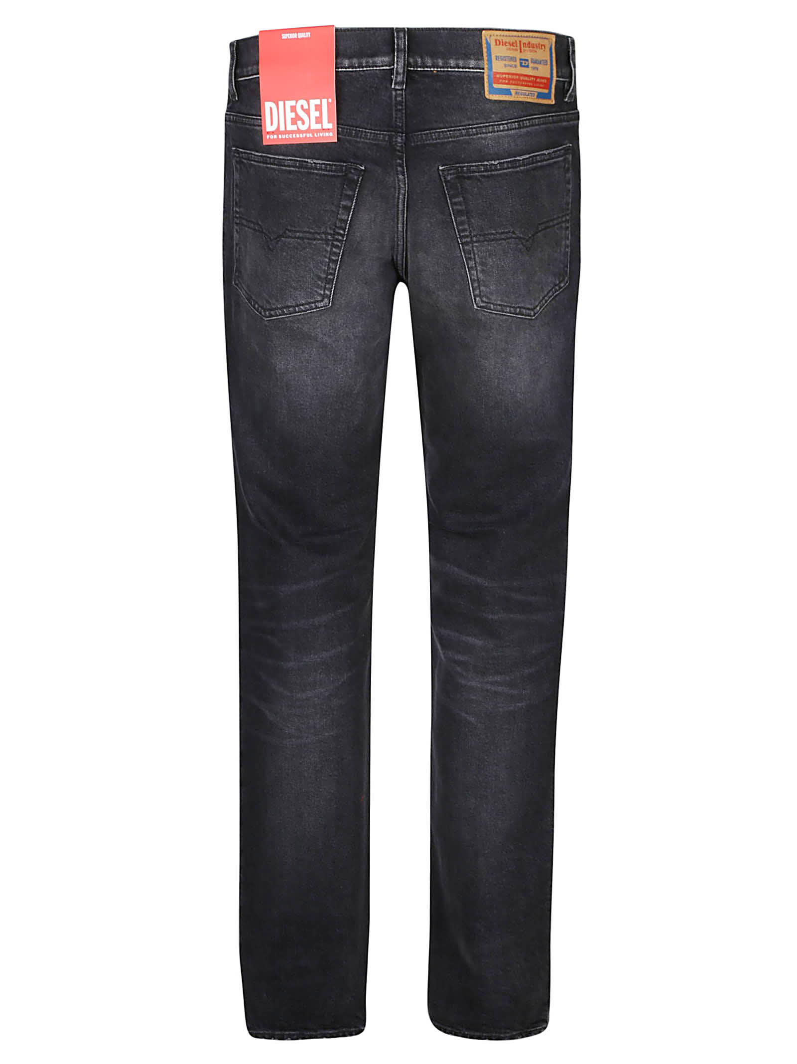 Shop Diesel 2023 D-finitive L.32 Jeans In Grey