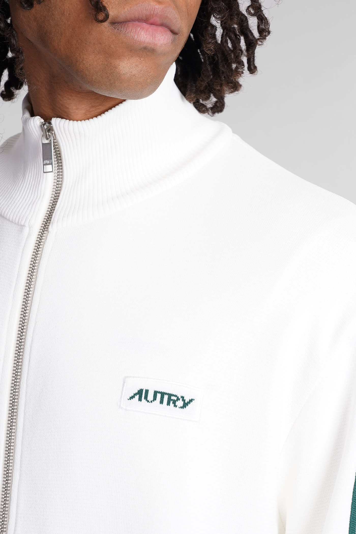 Shop Autry Sweatshirt In White Viscose