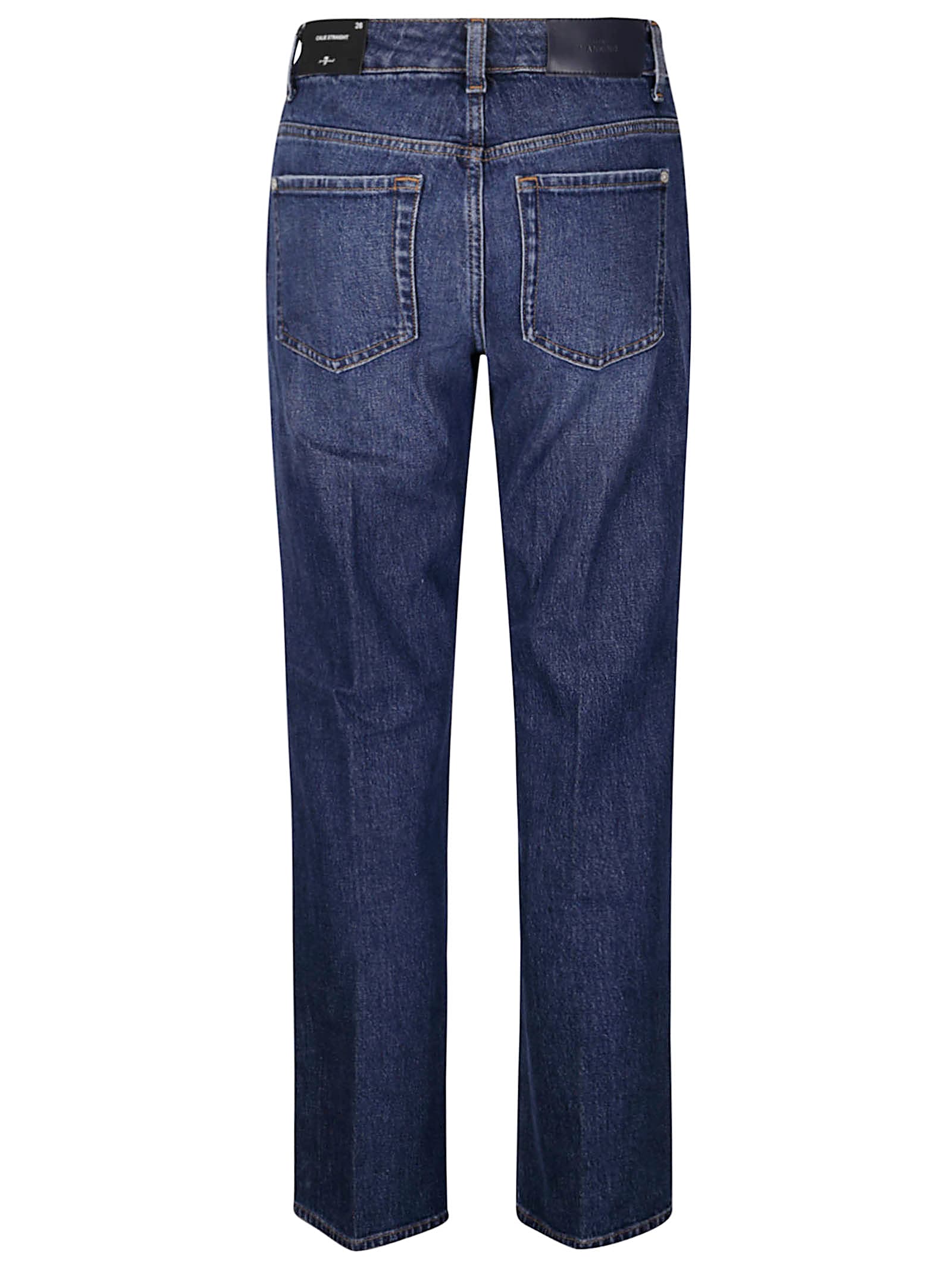 7 For All Mankind Calie Straight Radar Jeans In Blue