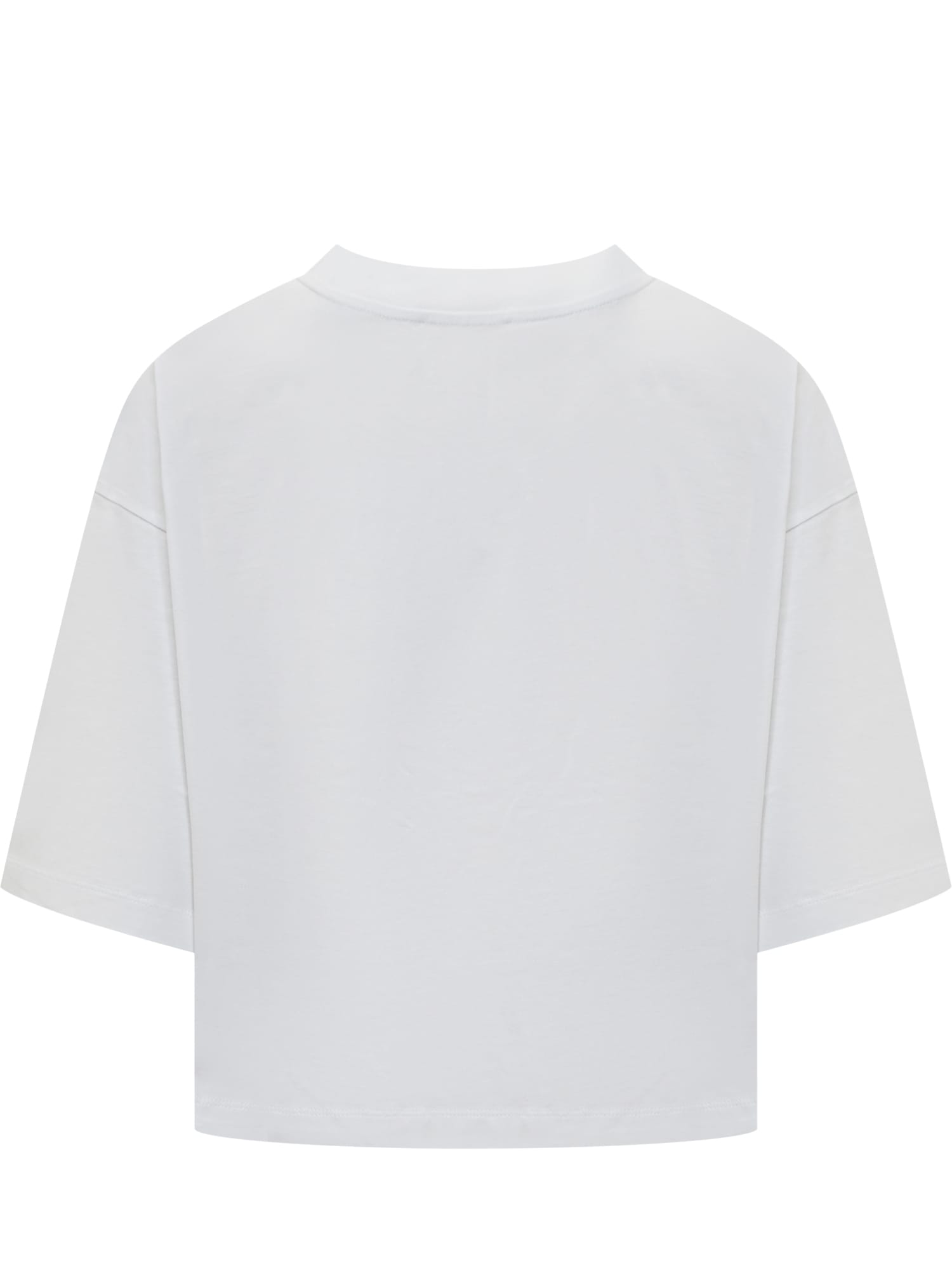 Shop Marni T-shirt In Lily White