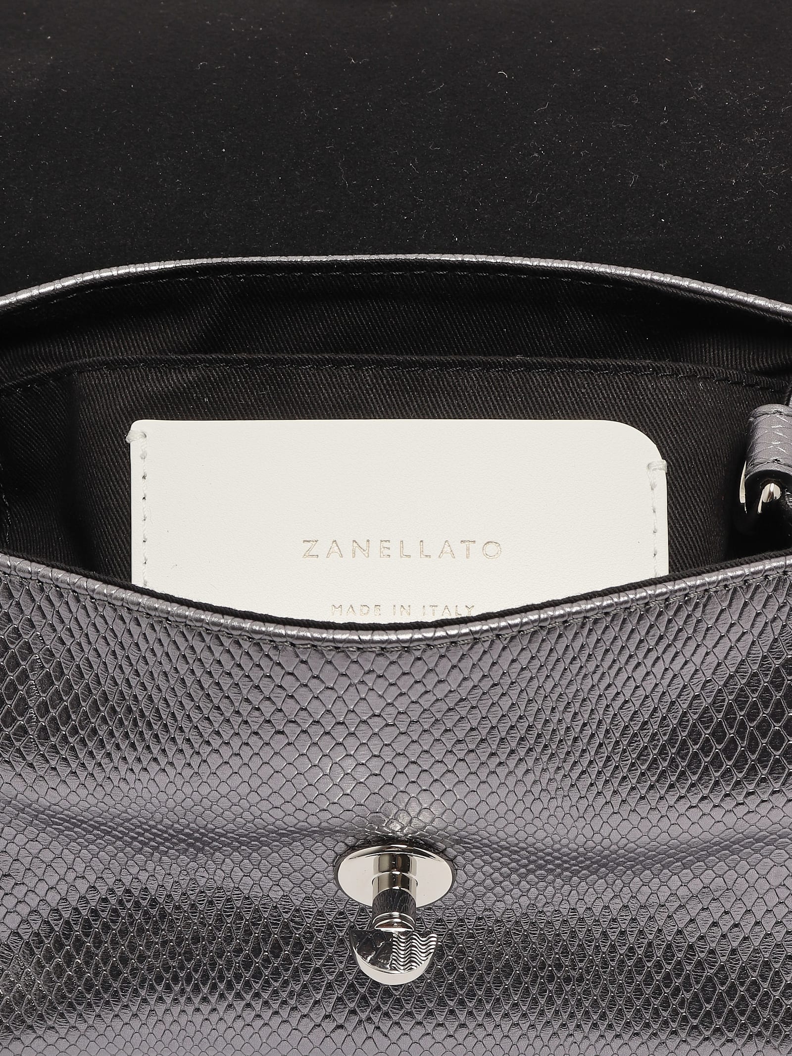 Shop Zanellato Postina Twilight Clutch In Acciaio