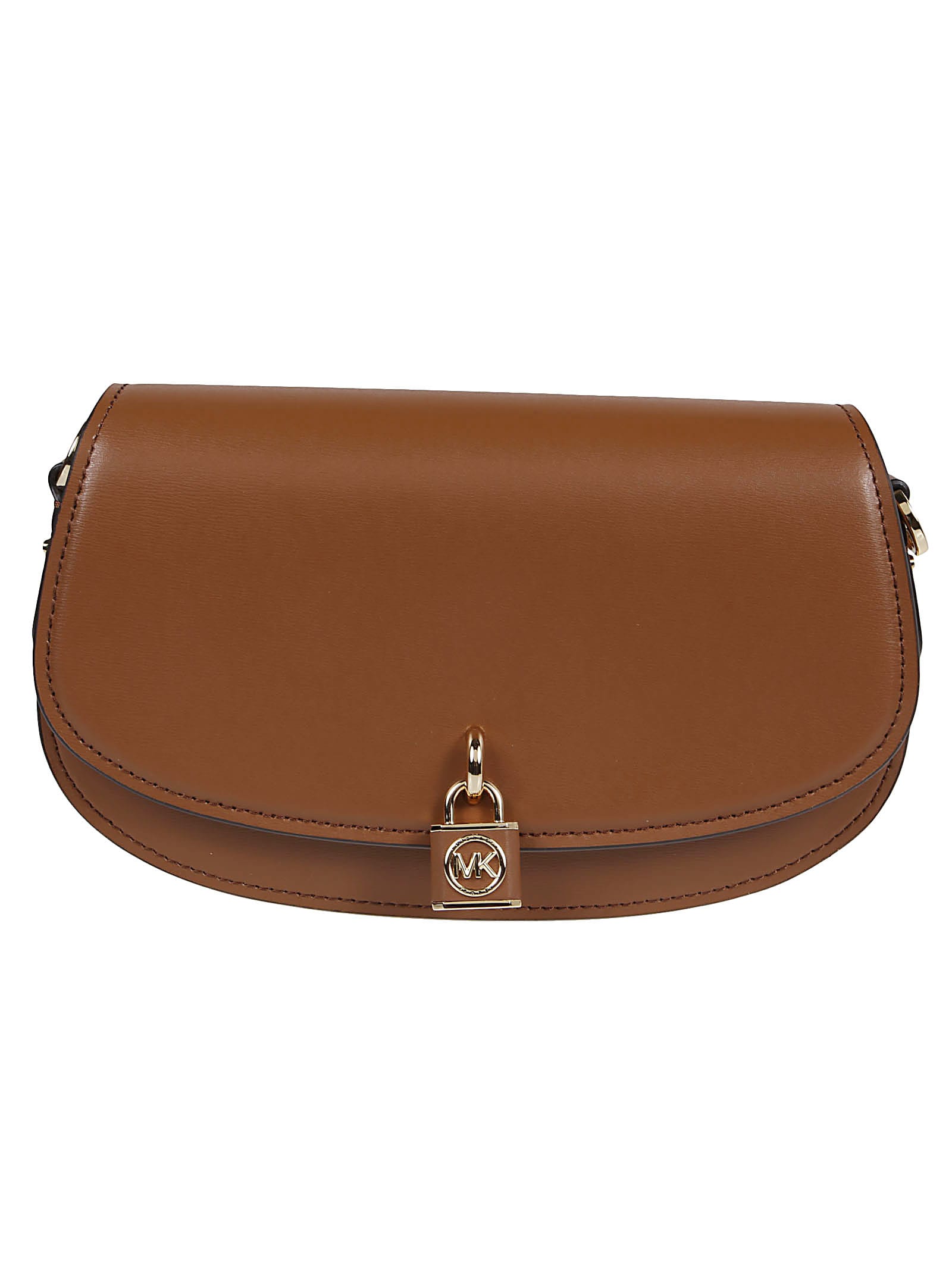 Michael Kors Medium Mila Sling Messenger Bag In Luggage ModeSens