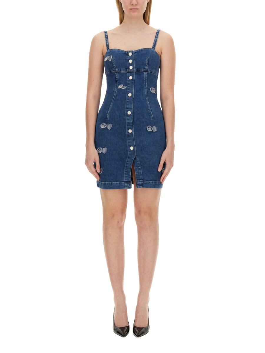 Shop M05ch1n0 Jeans Denim Dress