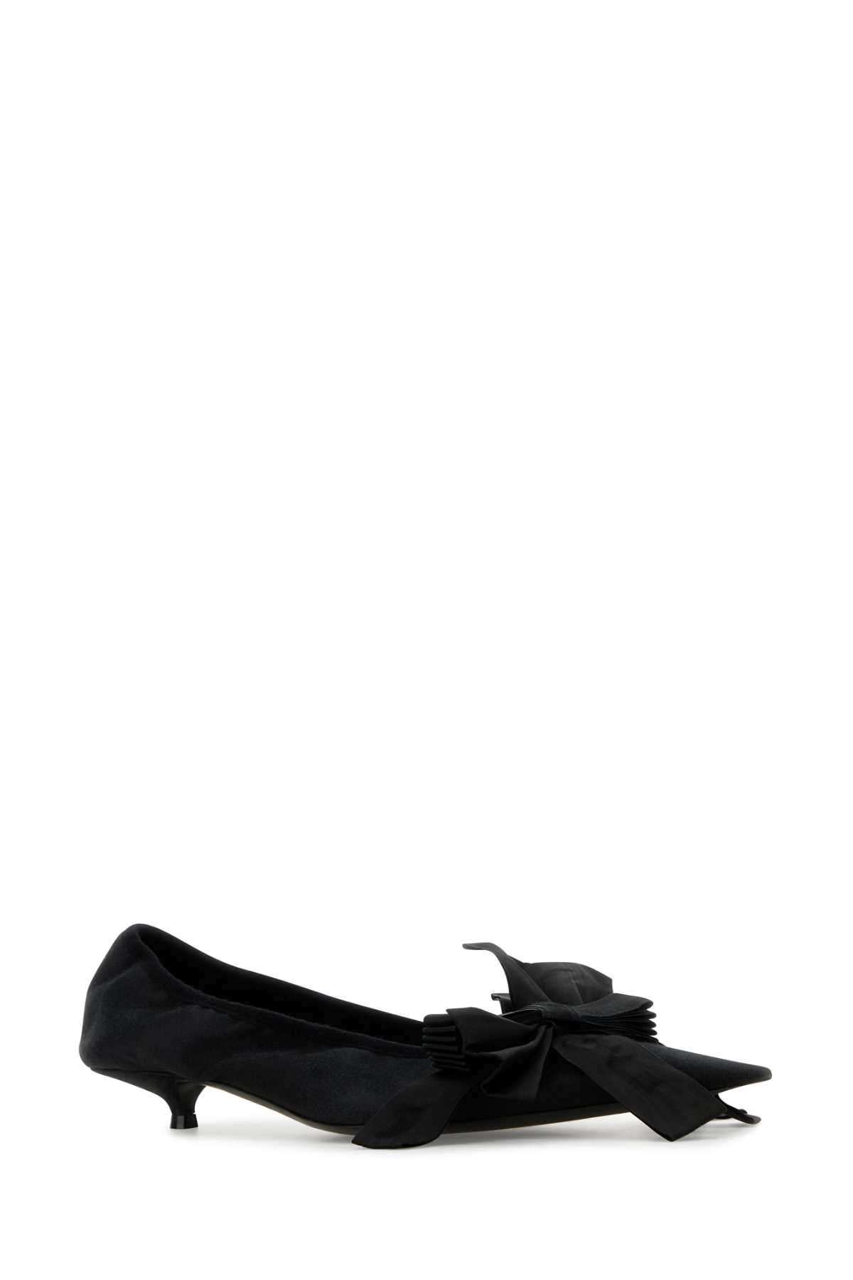 Shop Balenciaga Black Fabric Luigi Xv Pumps