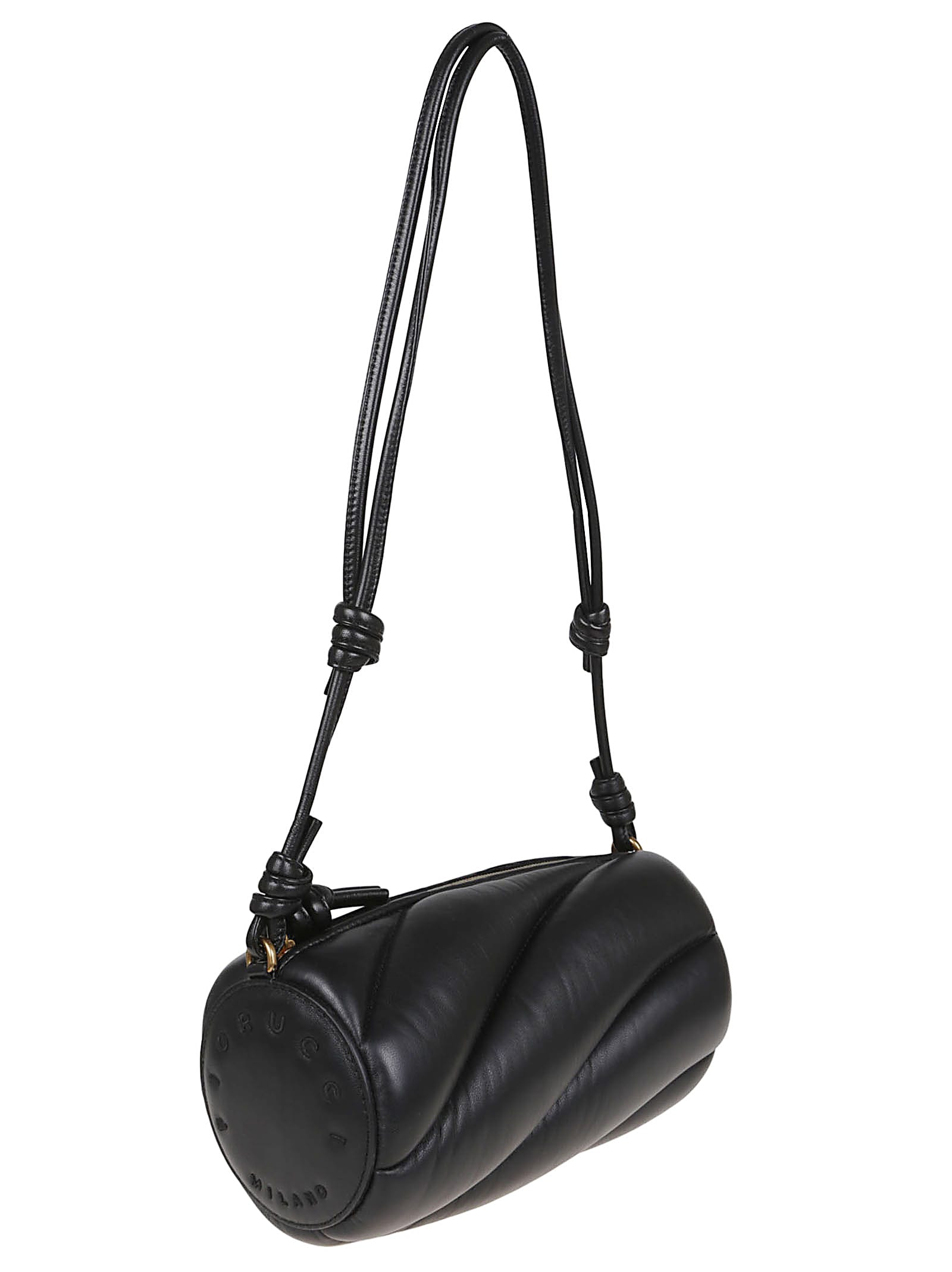 Fiorucci Black Leather Mella Bag In Black