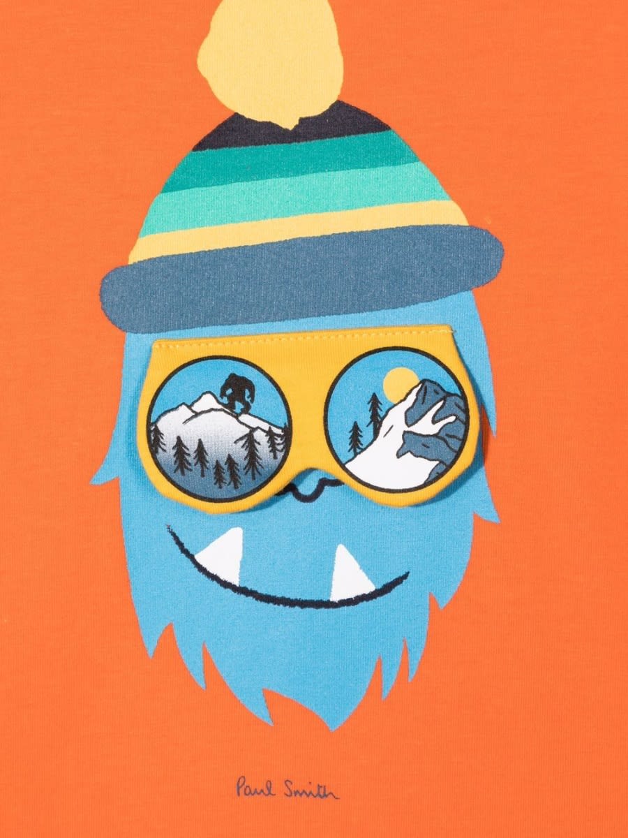 Paul Smith Tee Shirt In Orange