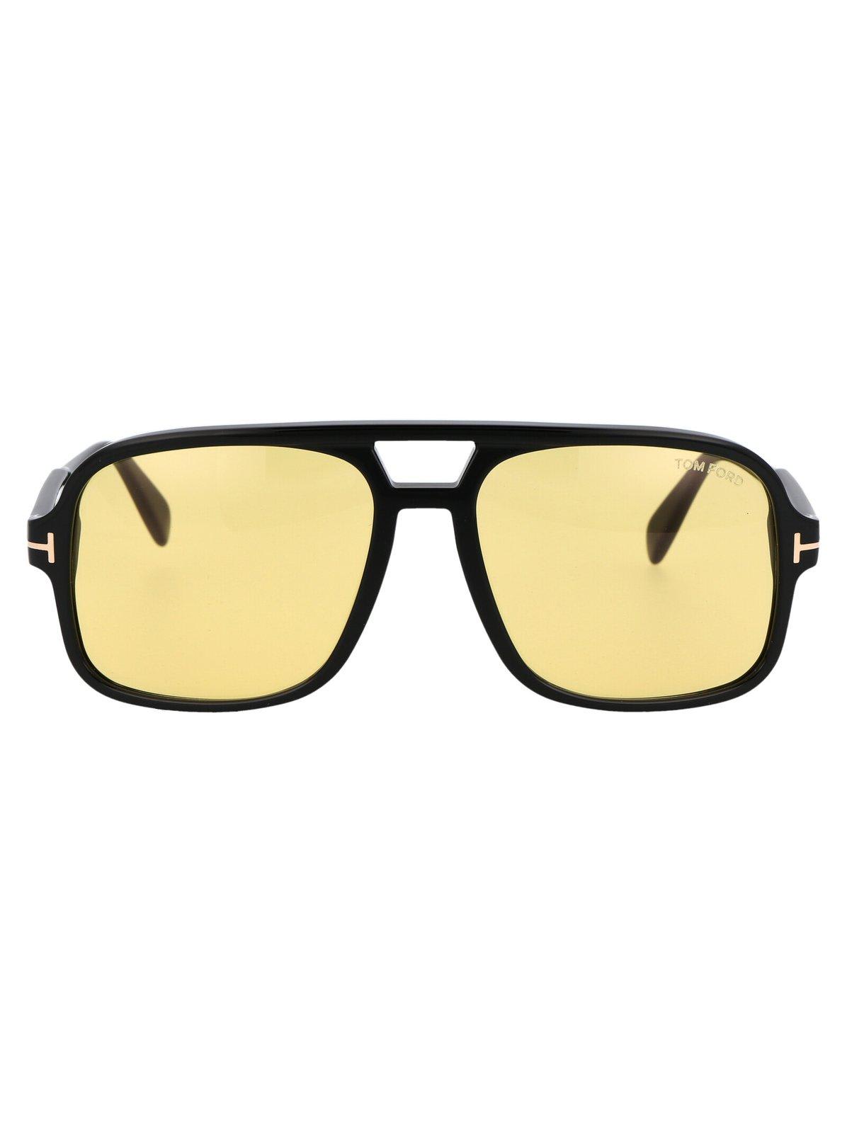 Tom Ford Sunglasses In 6001e - Nero Lucido / Marrone