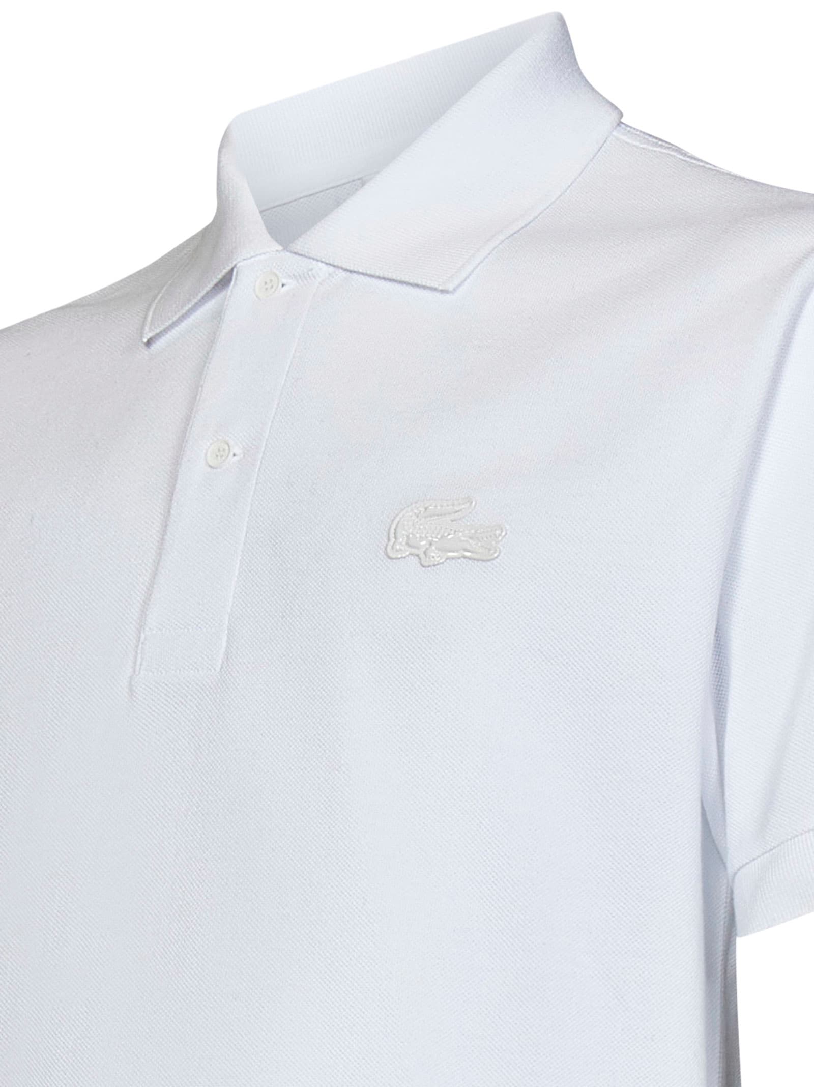 Shop Lacoste Original L.12.12 Polo Shirt In White