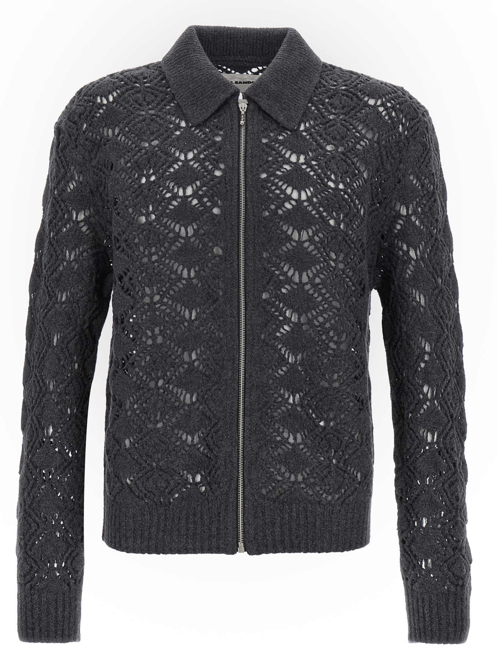 Jil Sander Openwork Wool Cardigan