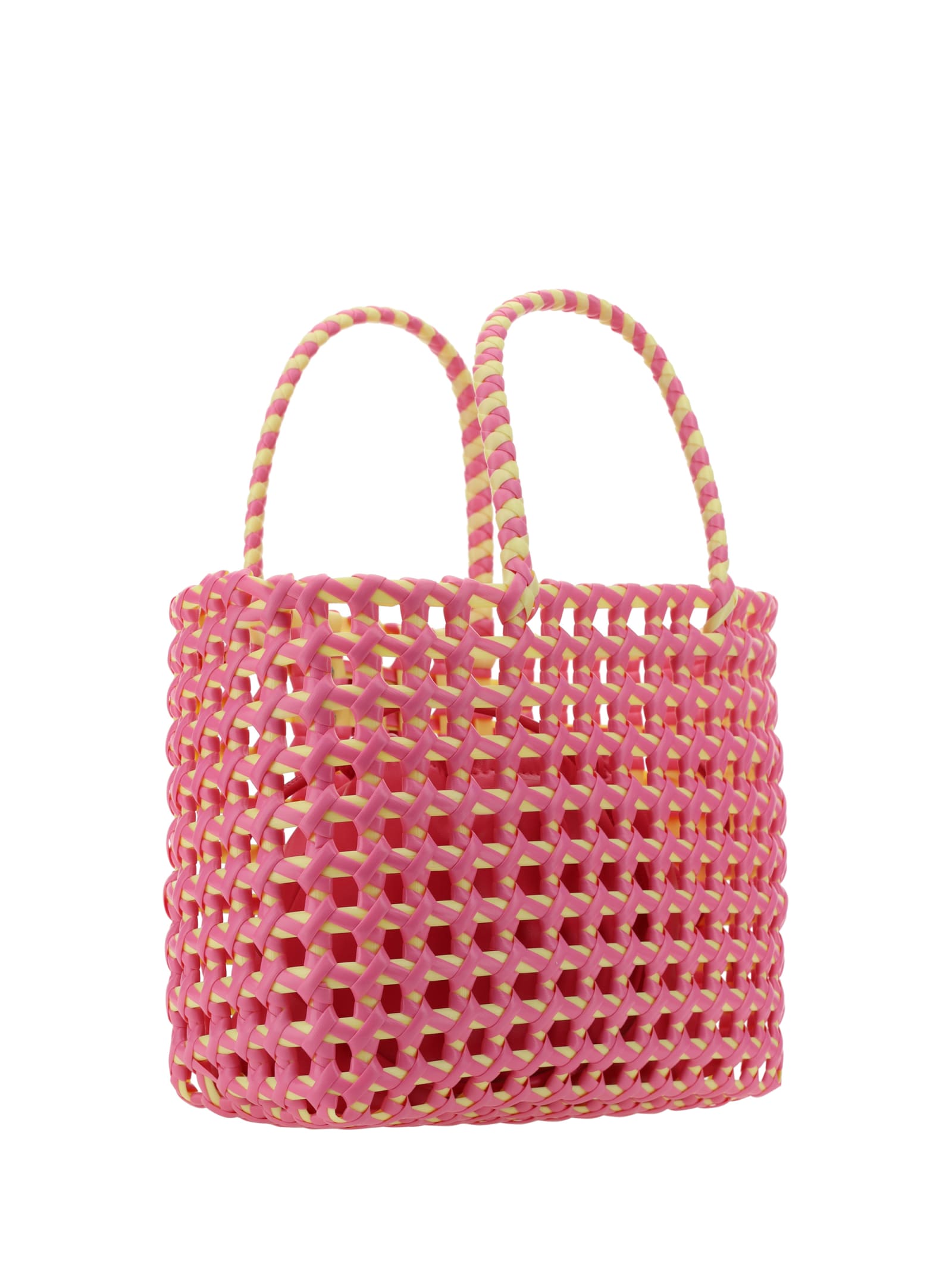 Shop Msgm Handbag In Pink
