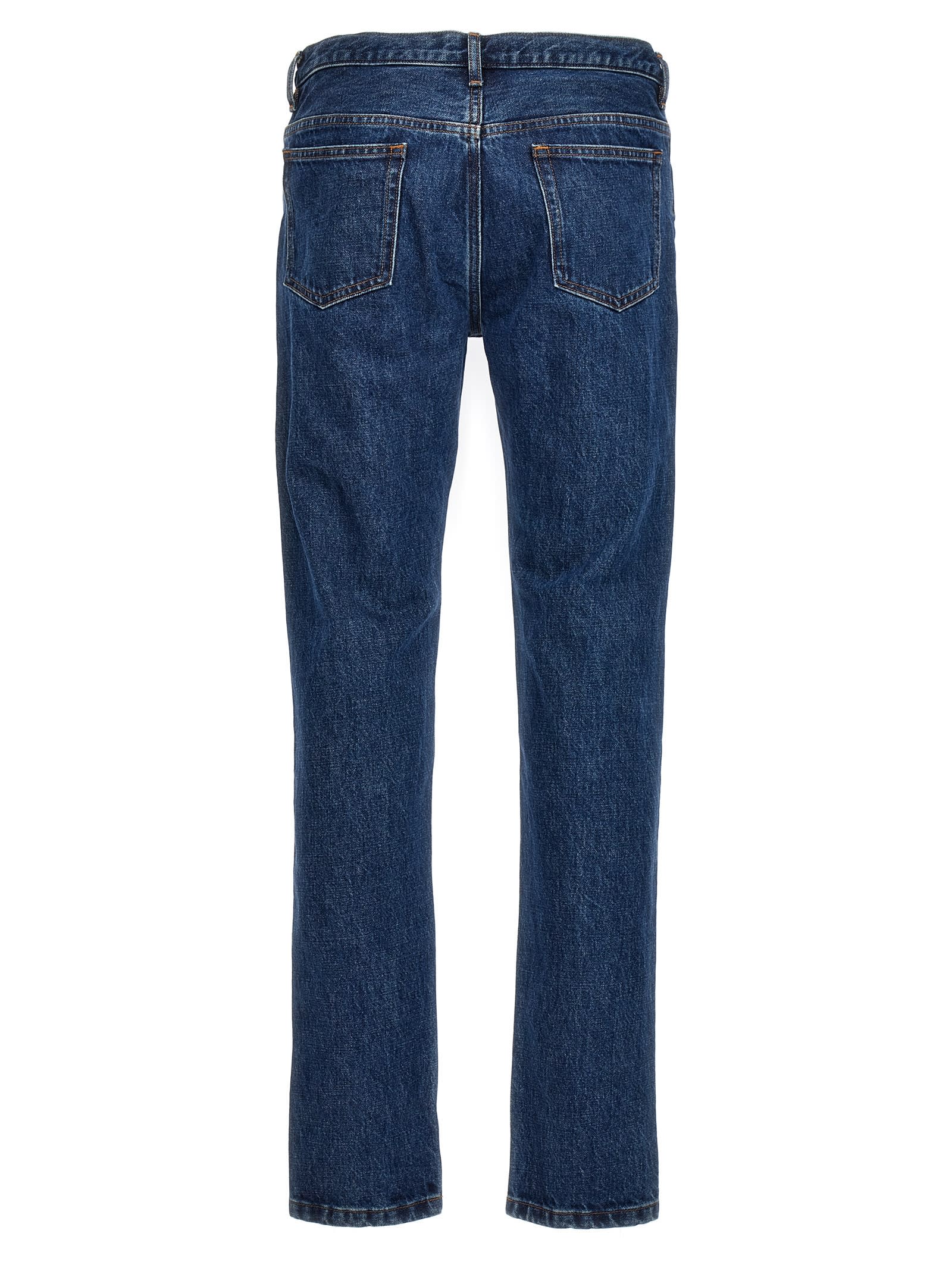 Shop Apc Jeans Petit New Standard In Blue