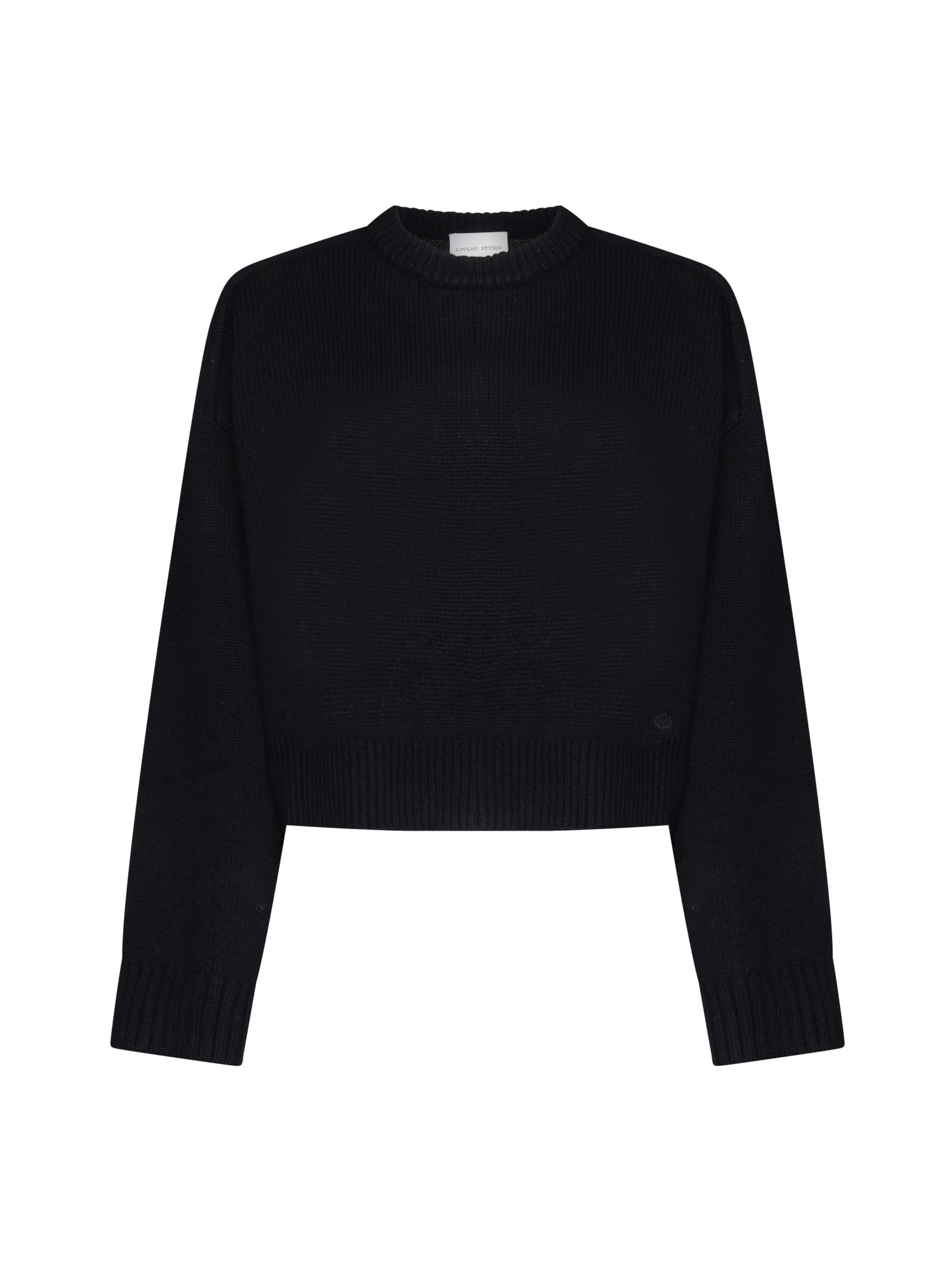 Shop Loulou Studio Sweater In Nero