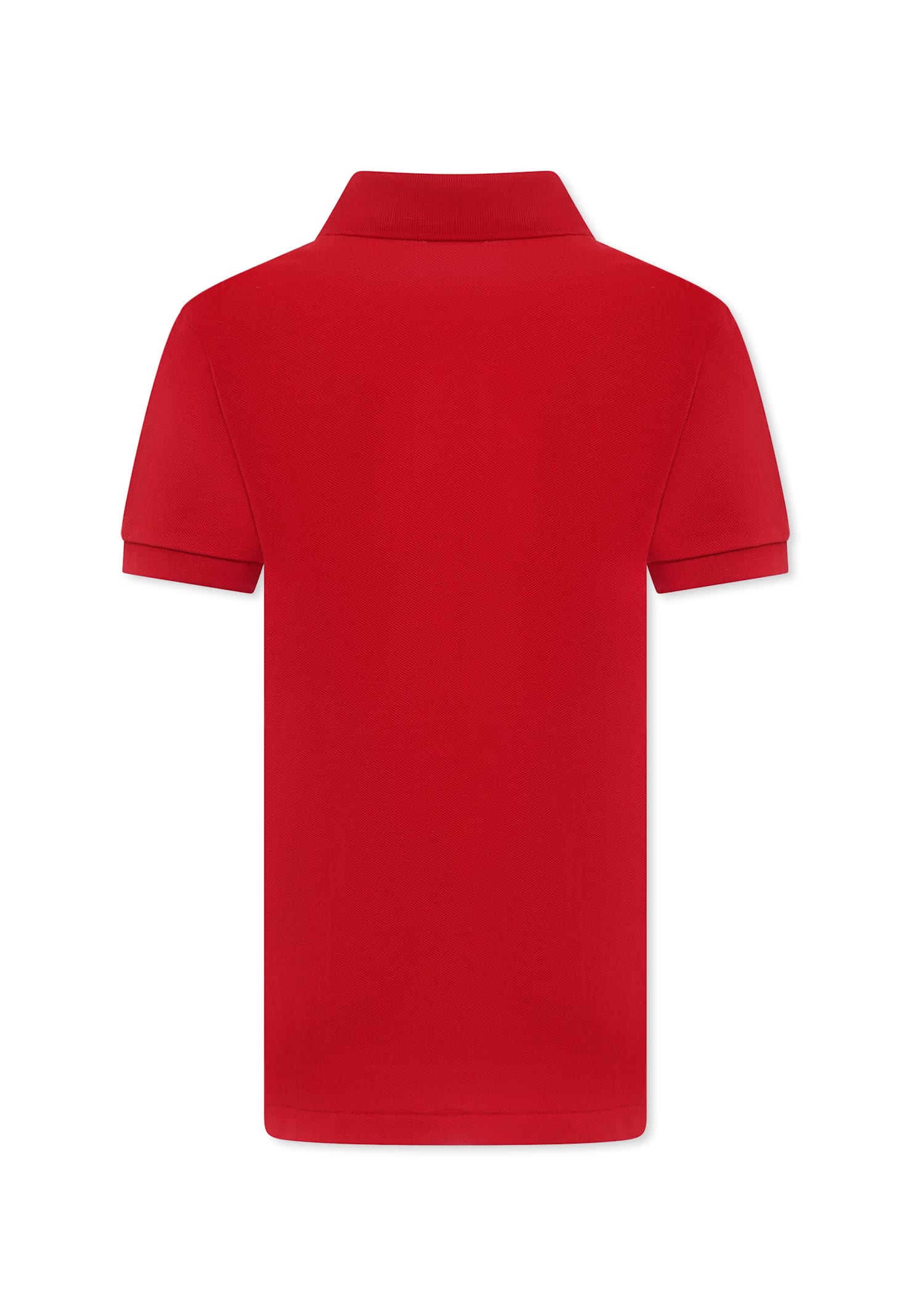 Ralph Lauren Red Polo Shirt For Boy With Horse In Red