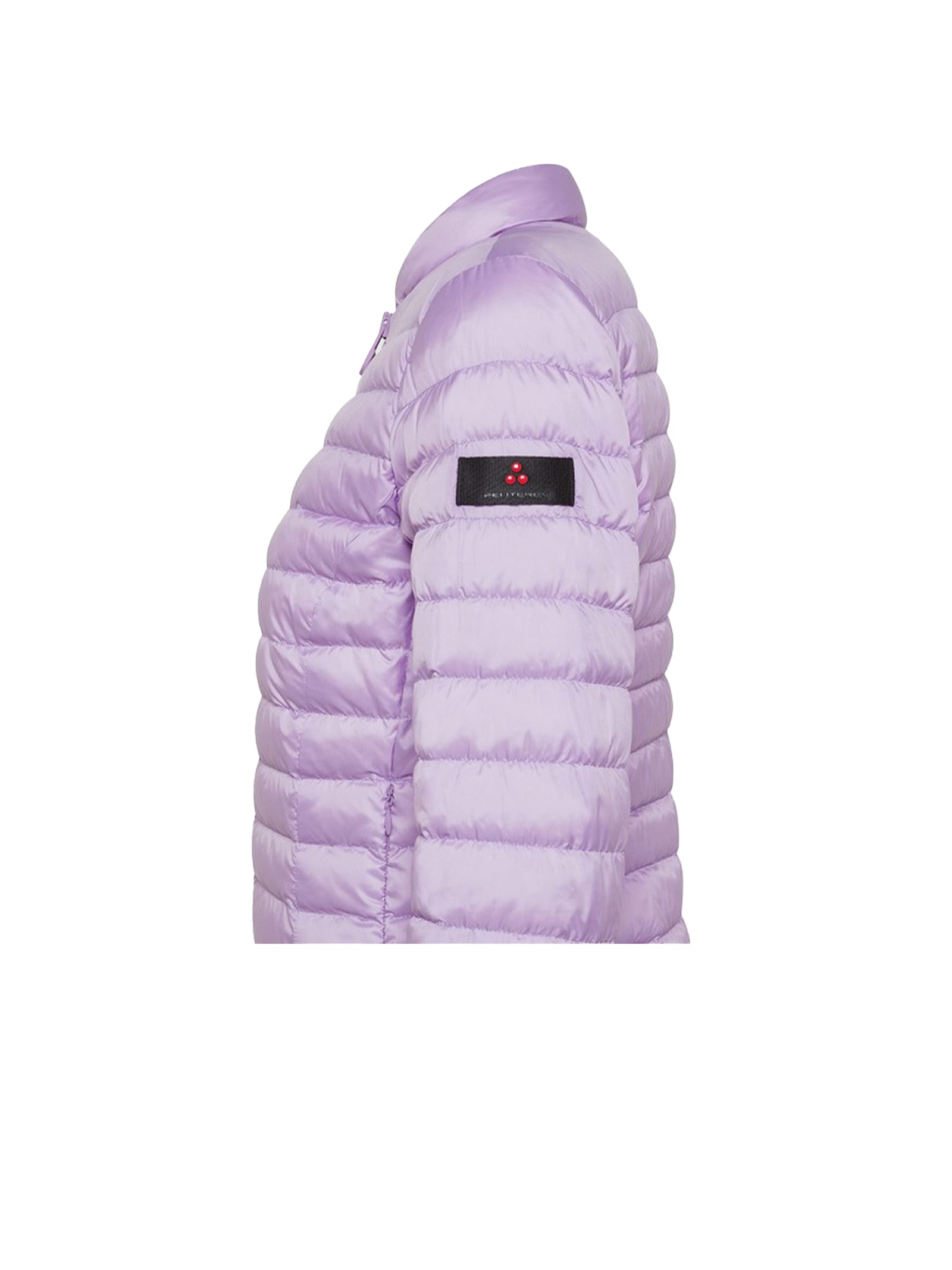 Shop Peuterey Wisteria Quilted Down Jacket With Zip In Glicine
