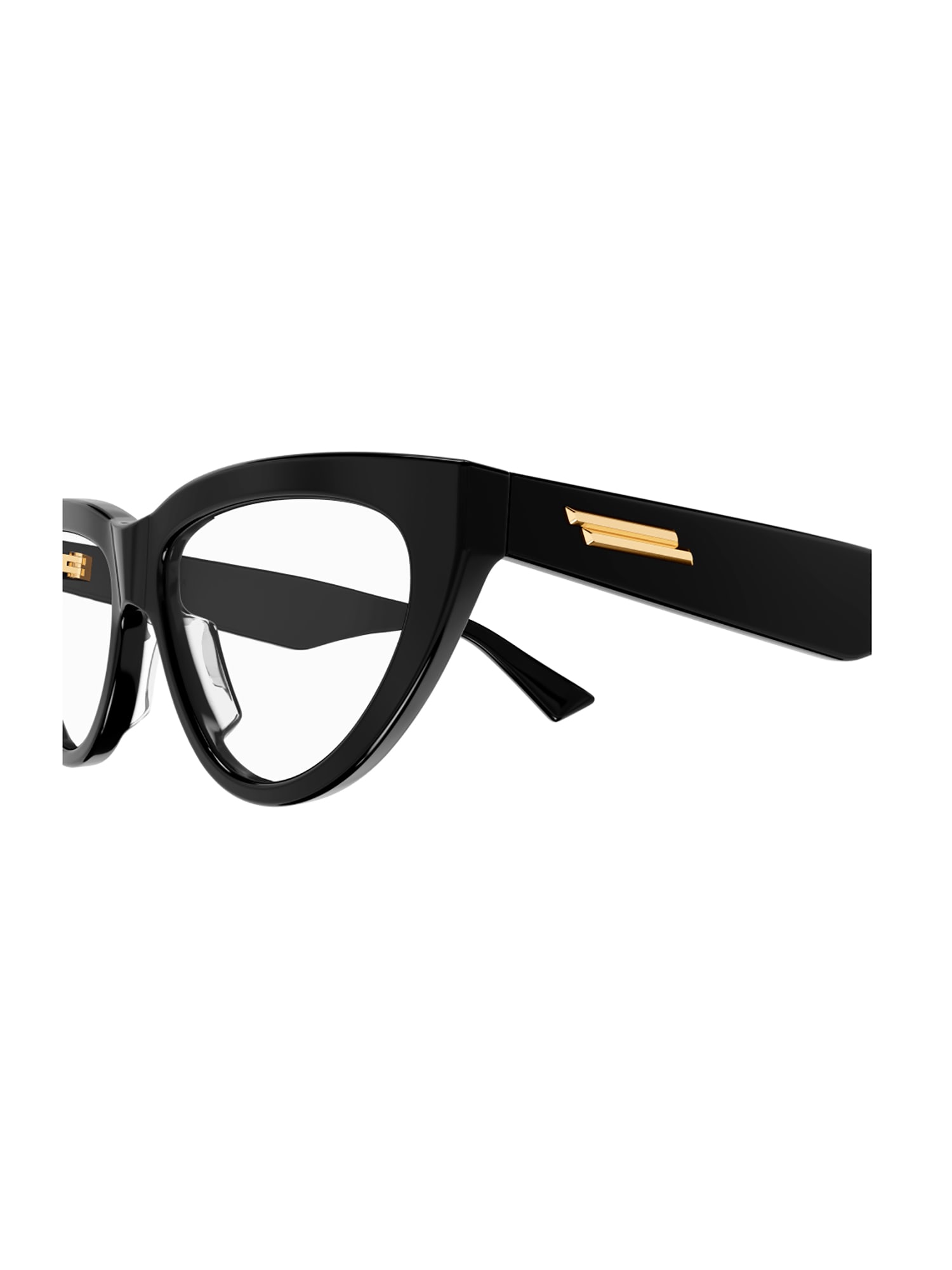 Bottega Veneta 1ebk4iu0a Glasses In 001 Black Black Transpare