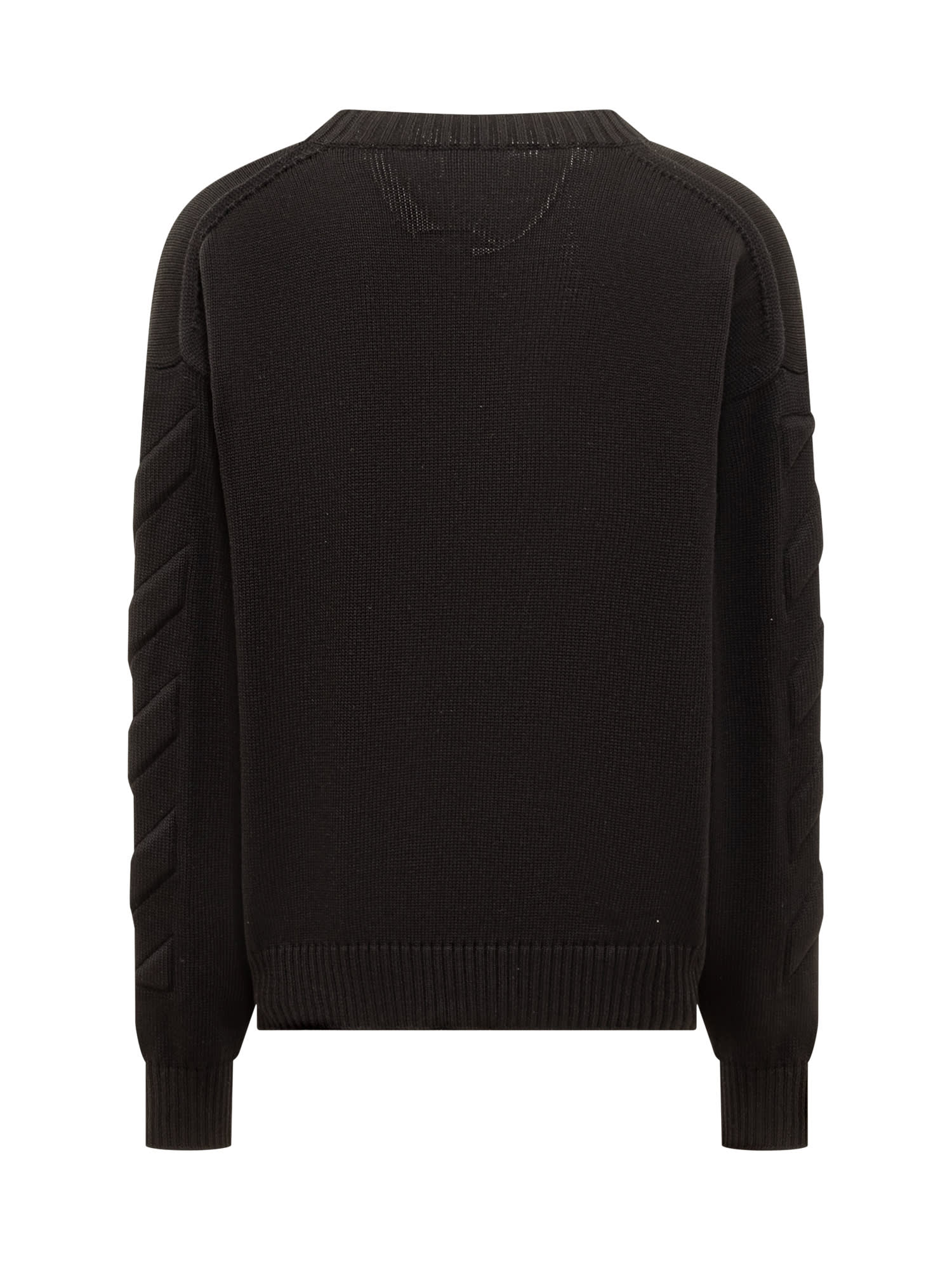 Shop Off-white 3d Diag Sweater In Black