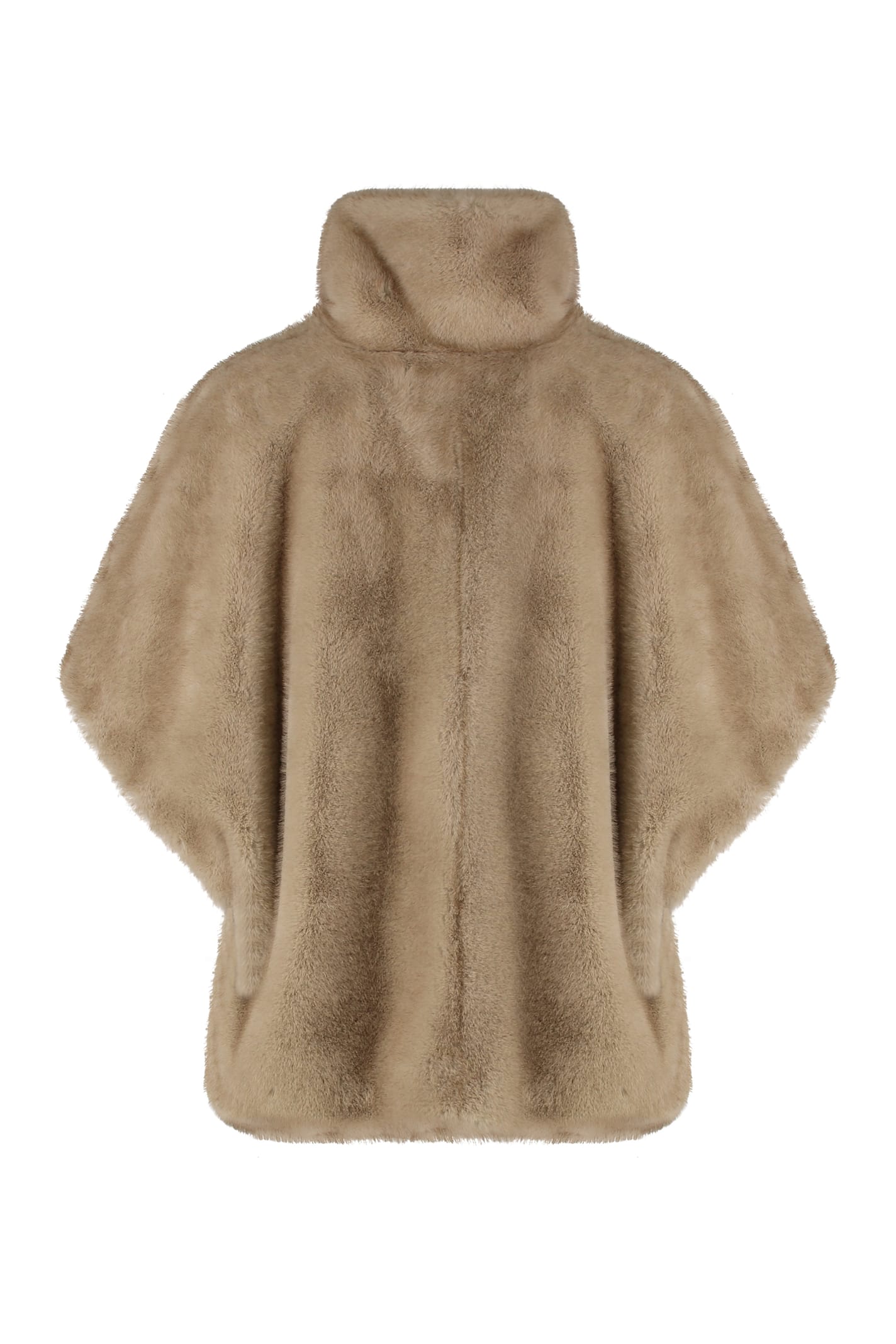 Pinko Comodino Cappa Similpelliccia In Neutral