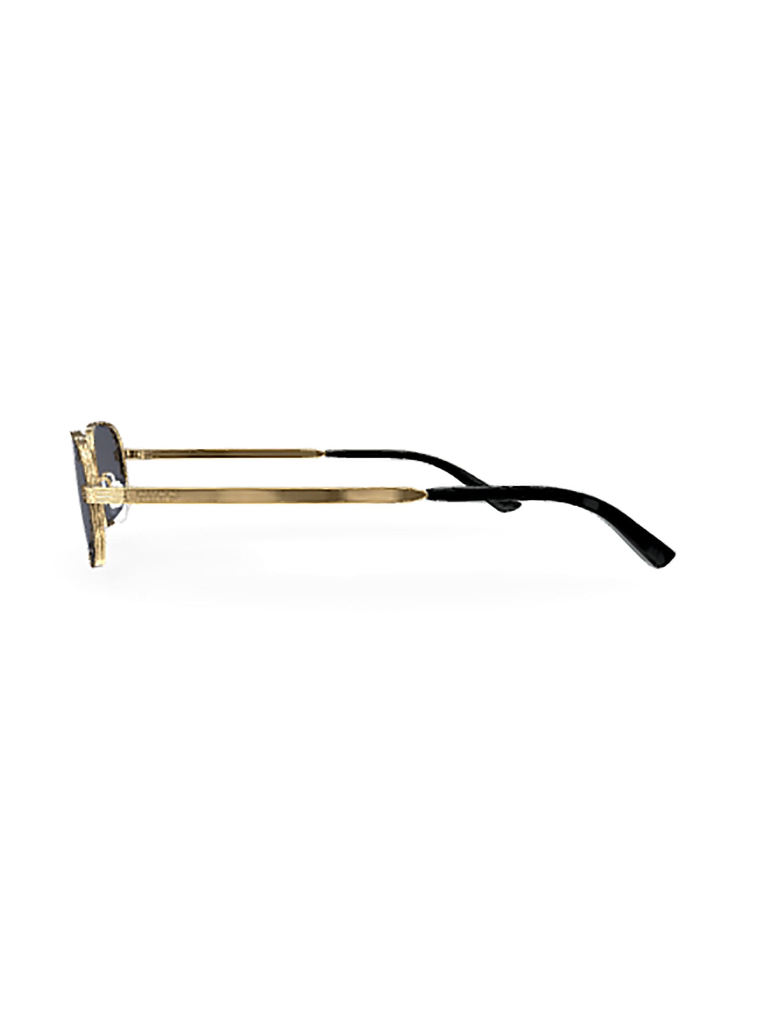 Shop Gucci Gg1457s Sunglasses In 001 Gold Gold Grey