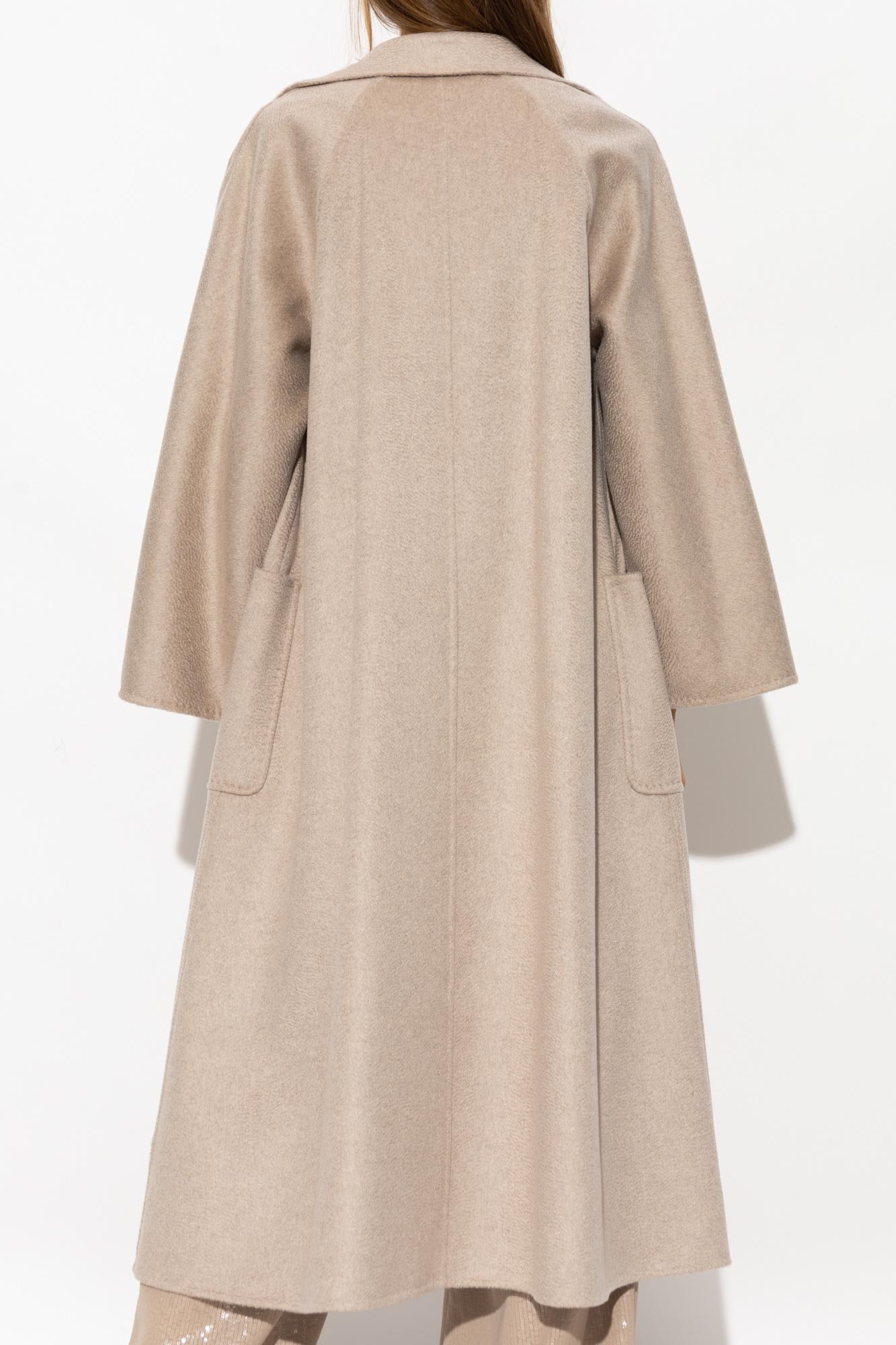 Shop Max Mara Ludmilla Coat In Neutrals