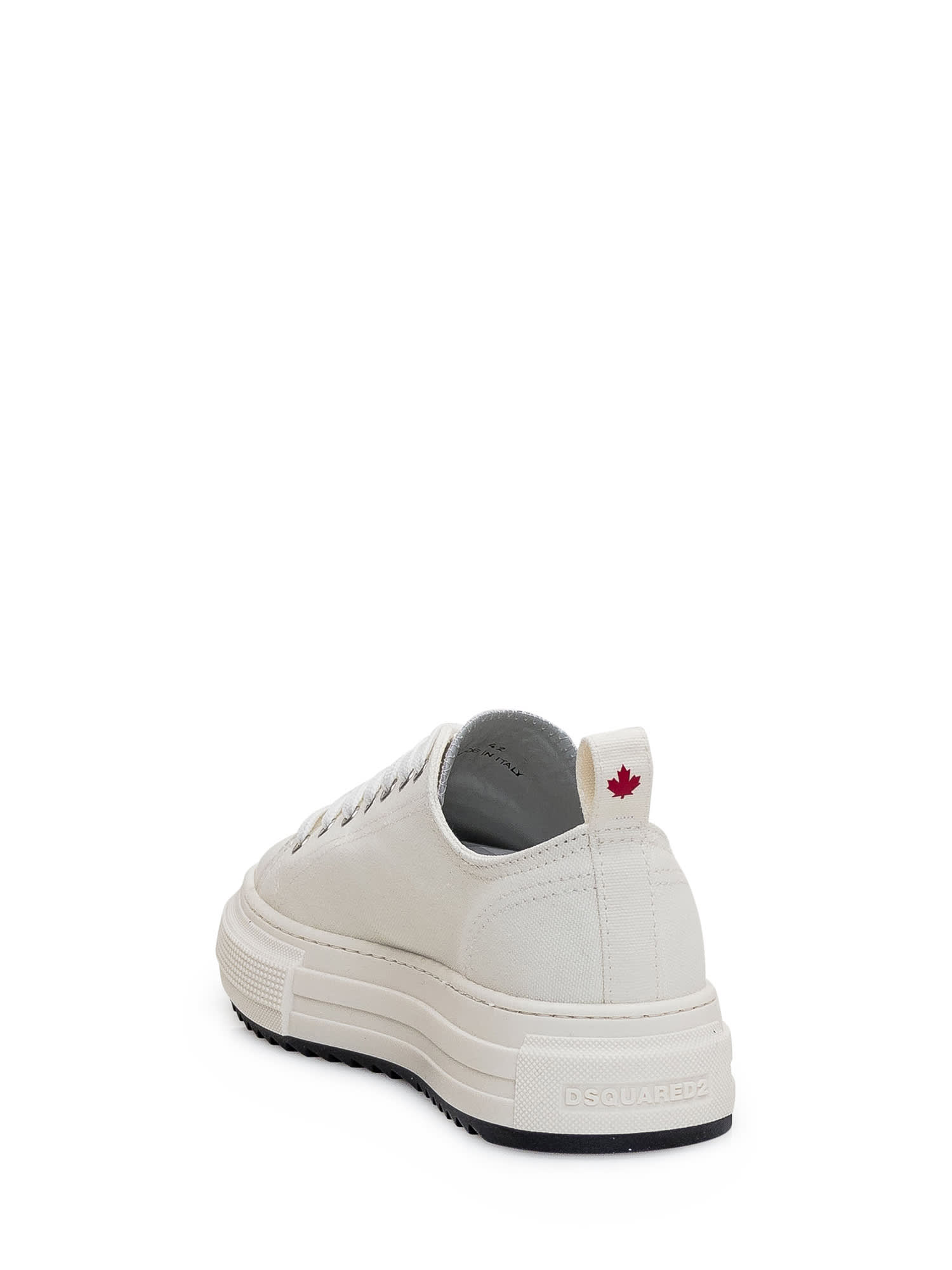 Shop Dsquared2 Berlin Sneaker In Bianco