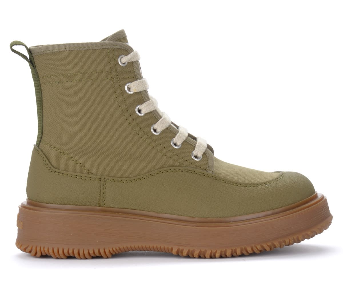 Hogan Untraditional Green Ankle Boot