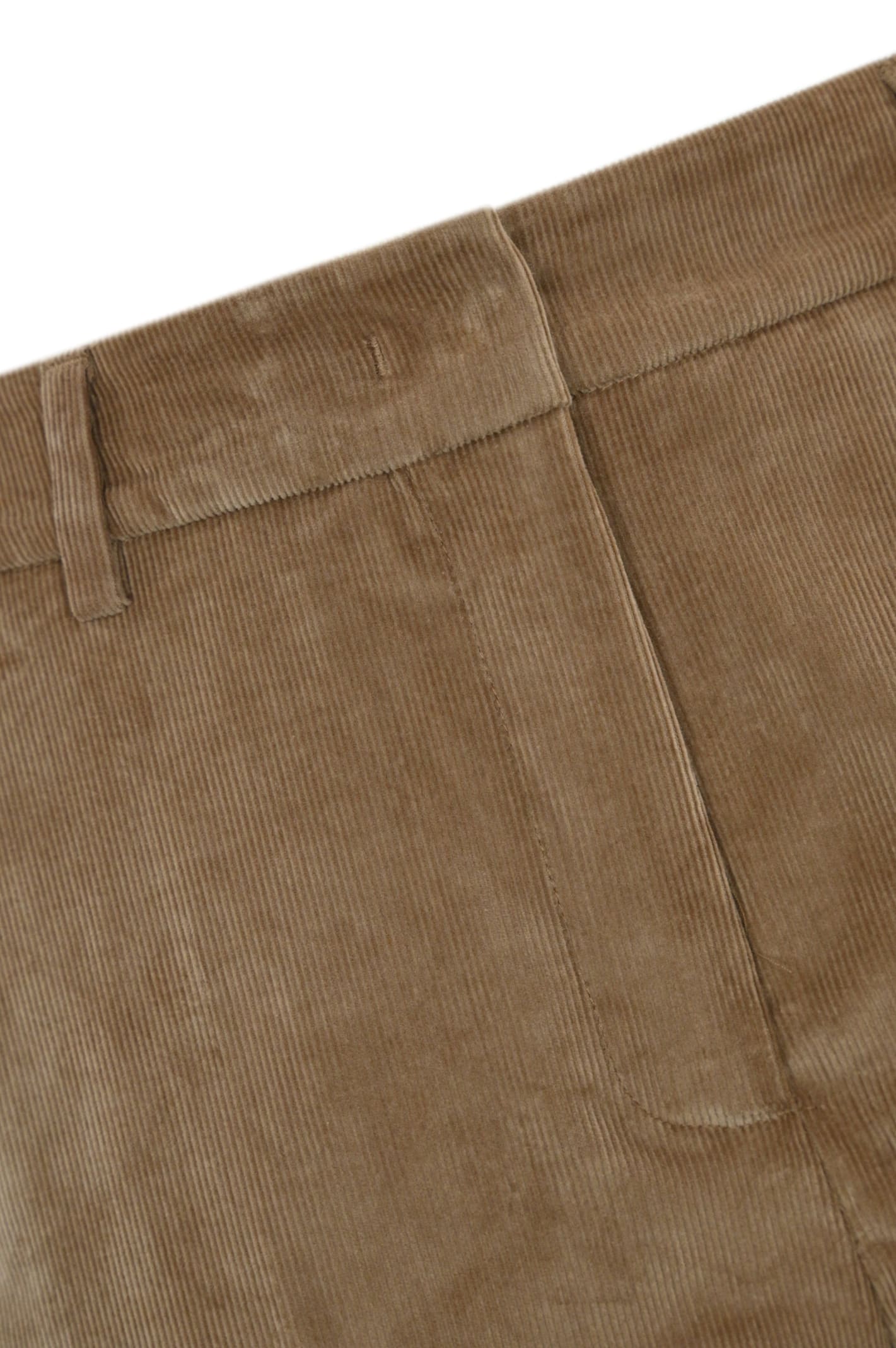 Shop Weekend Max Mara Marruca Corduroy Trousers In Velvet In Cammello