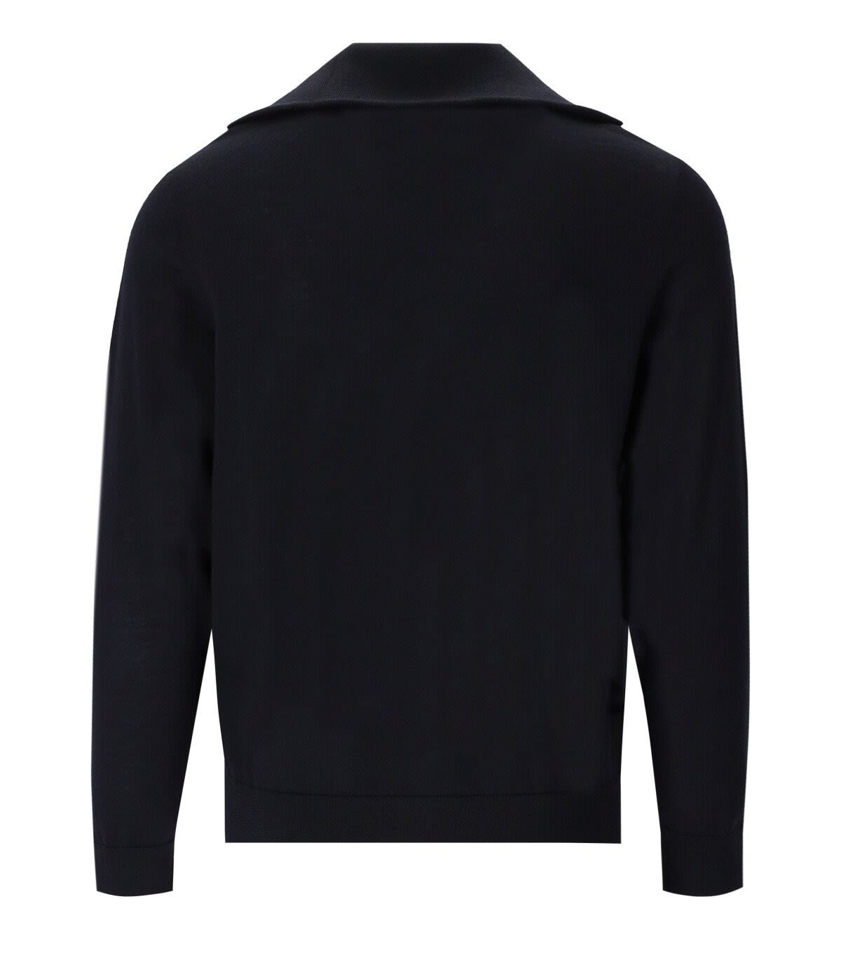 Shop Emporio Armani Turtleneck Sweater In Blu