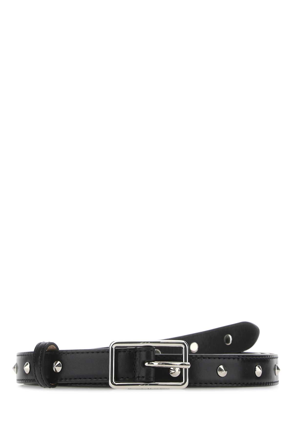 Black Leather Belt