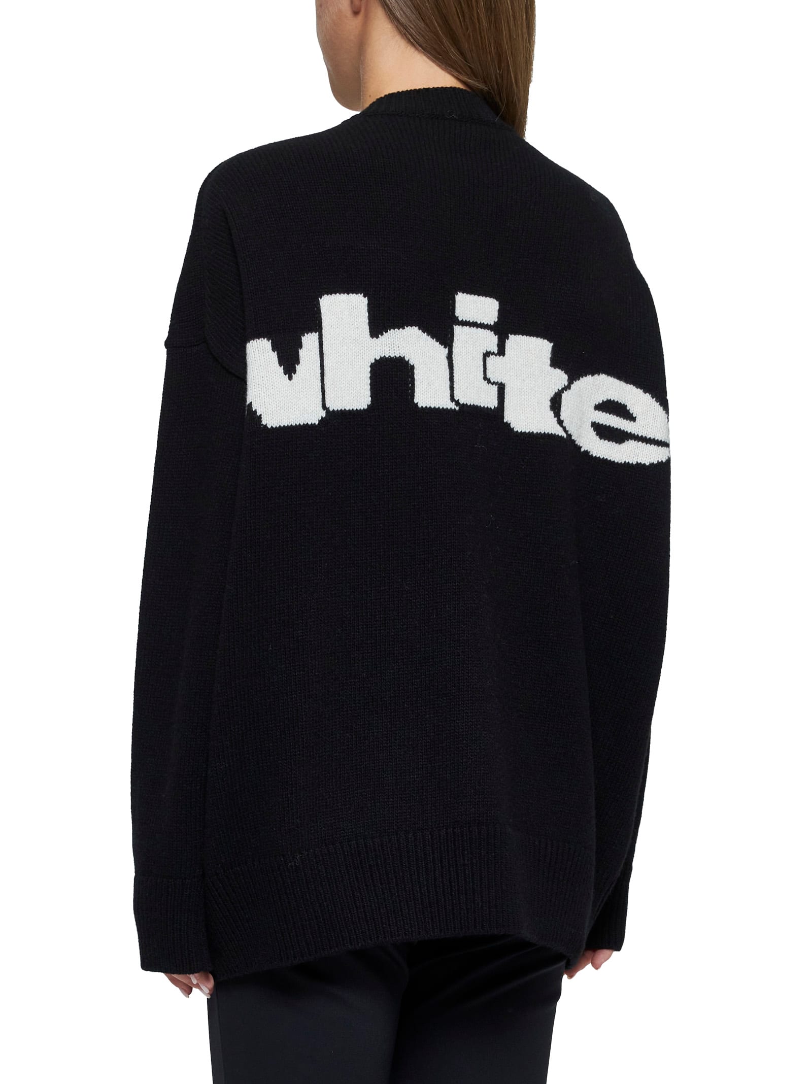 Shop Off-white Sweater In Black