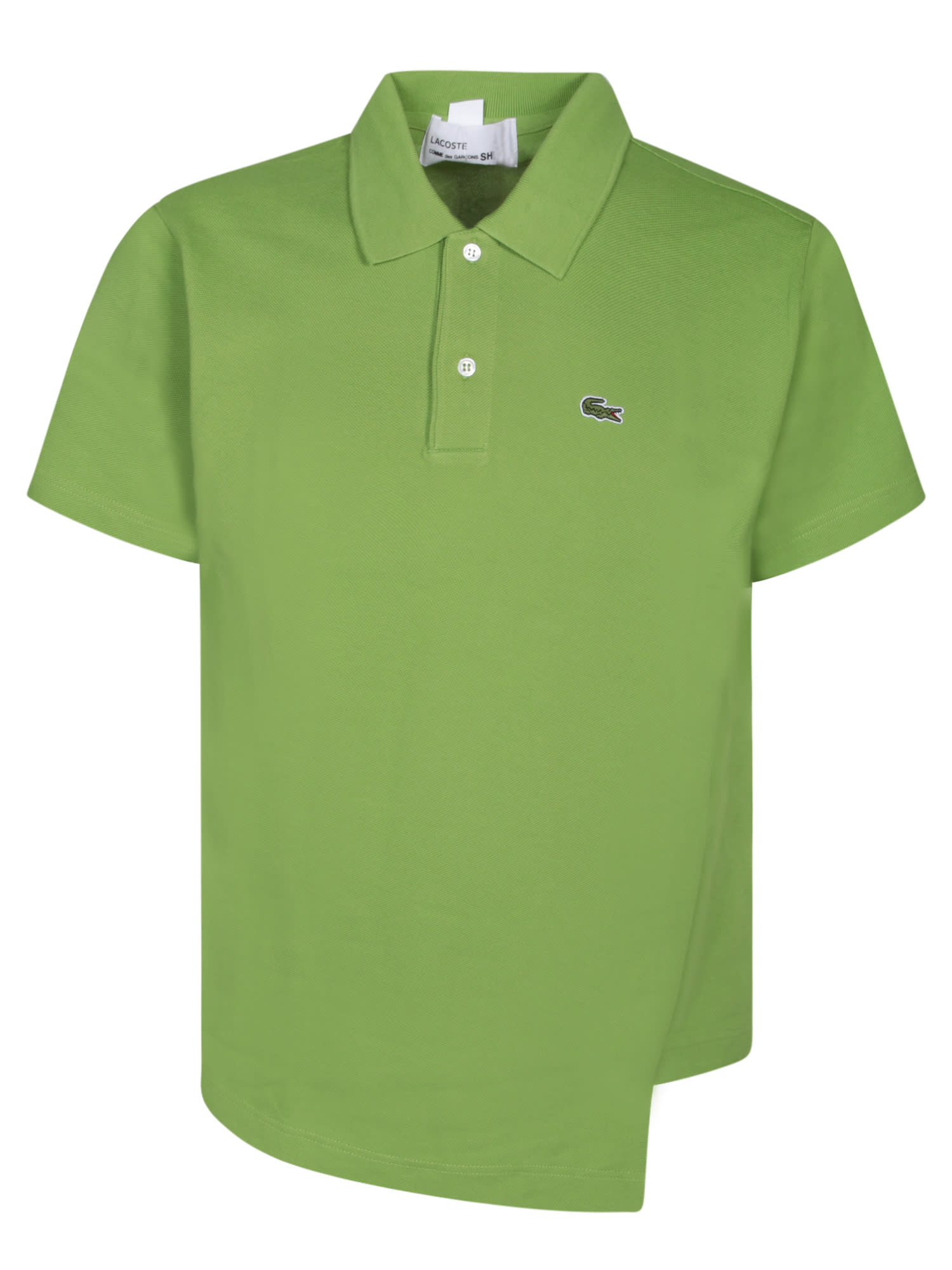 Boss Asymmetric Green Polo Shirt