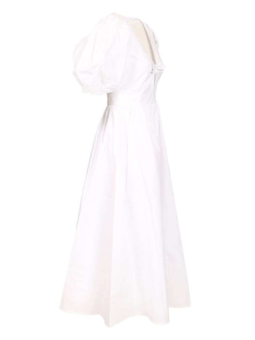 Rotate Birger Christensen Rotate Puff Sleeve Midi Dress