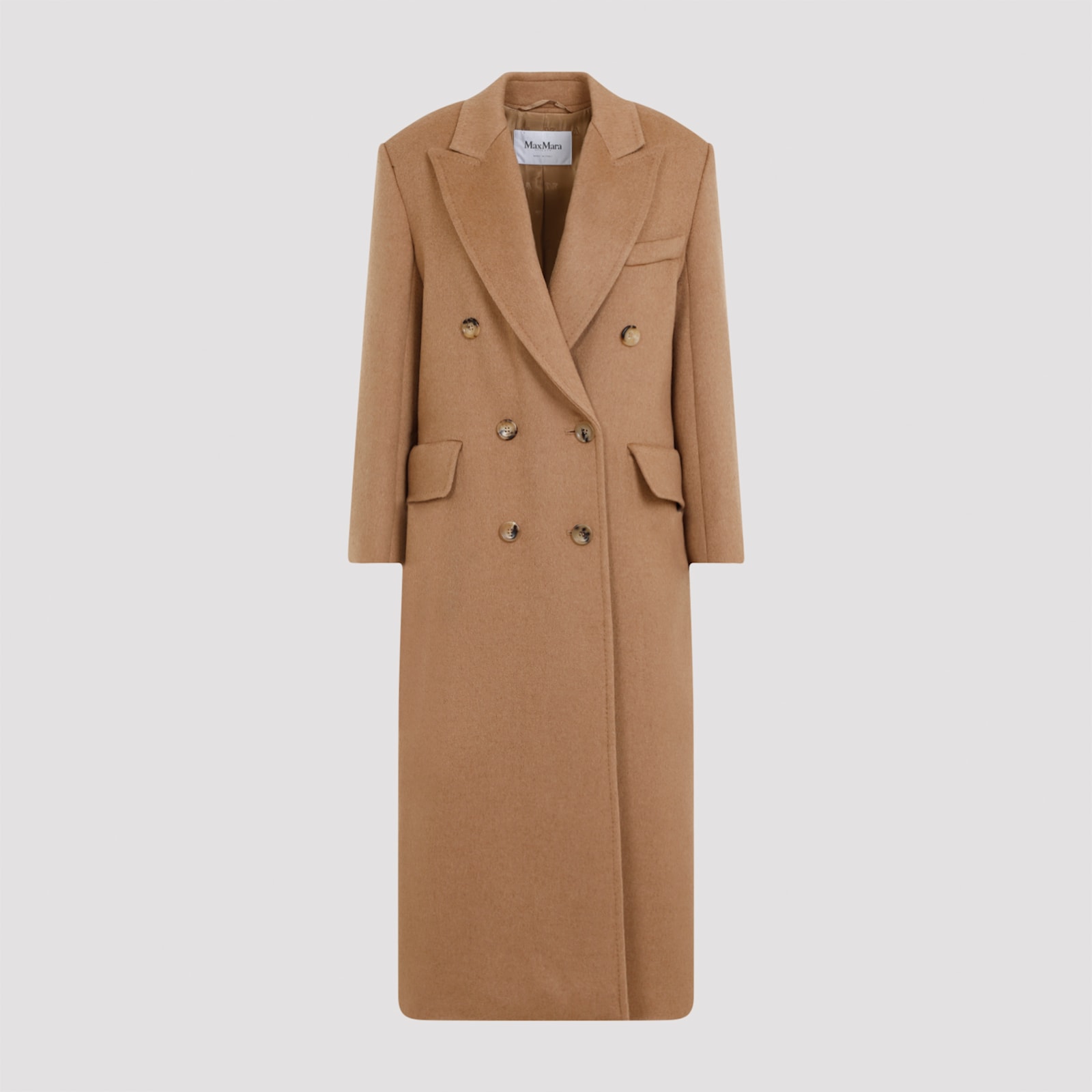 Shop Max Mara Fungo Coat In Cammello