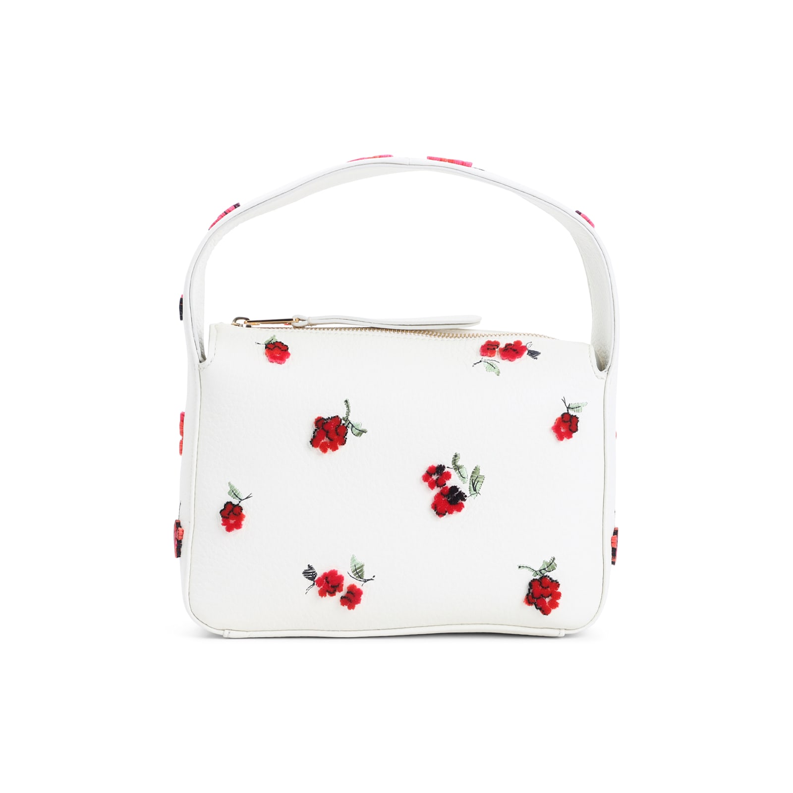 Khaite Small Elena Floral Top Handle Bag In Pink