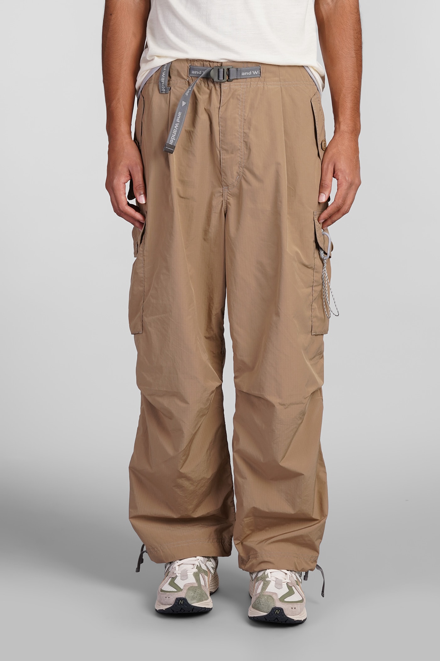 Pants In Beige Polyester