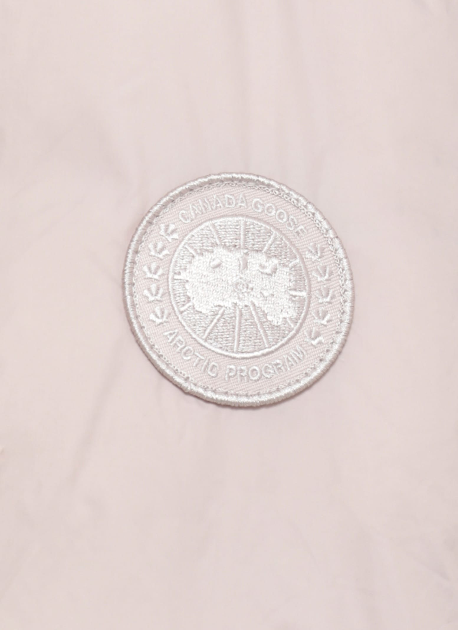 Canada Goose Lightweight Down Jacket With Hood And Pockets In Neutral