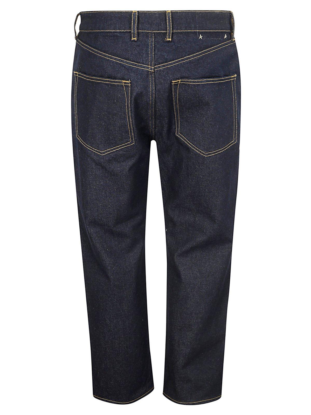 Shop Golden Goose Straight-leg Jeans In Blue