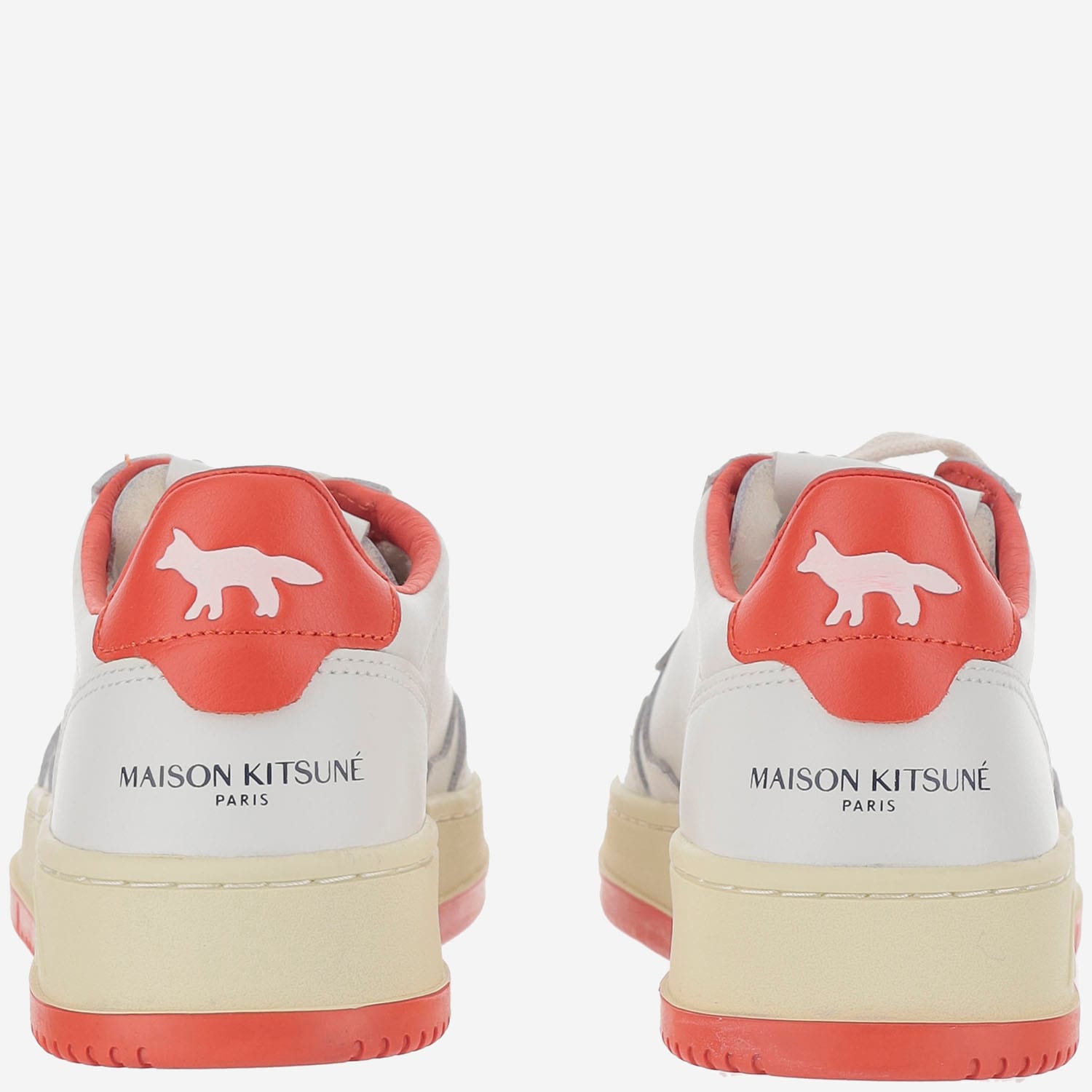 Autry Medalist Low Kitsune Wht Red In White