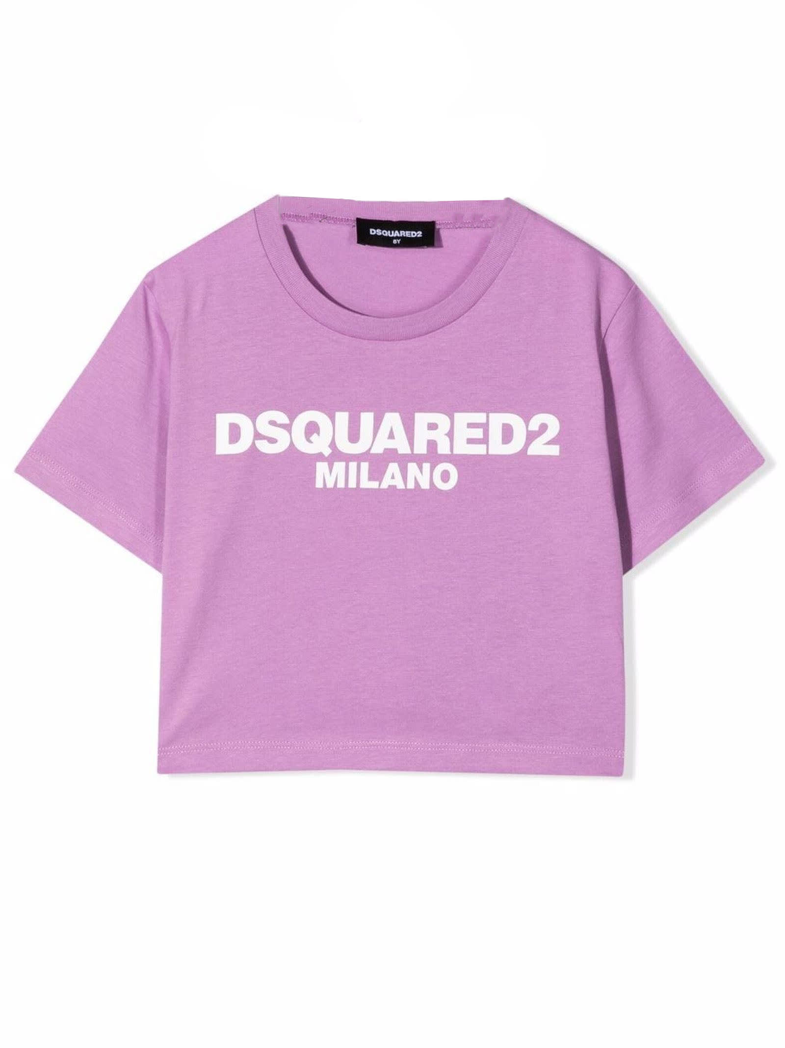 Dsquared2 Violet Cotton Tshirt